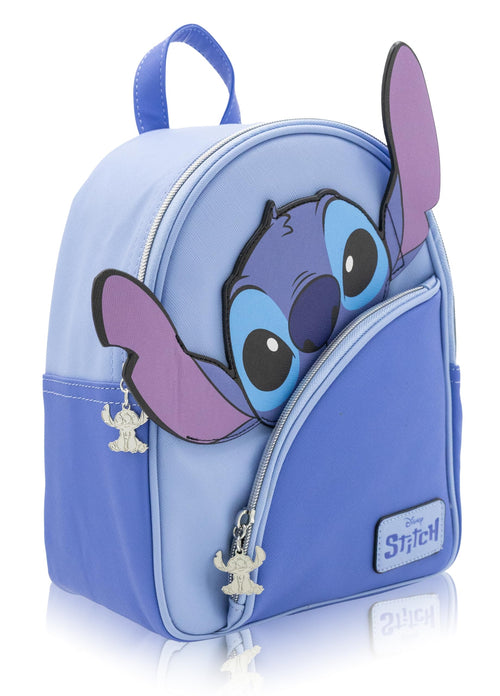 Disney Lilo and Stitch Backpack for Women, Men, Unisex | Cute PU Leather 10" Mini Backpack Purse Shoulder Purse | Stitch Bag and Accessories