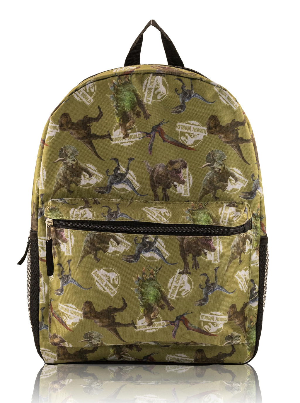 Fast Forward Jurassic World Backpack for Kids | Jurassic World Bookbag Featuring Dinosaur All-Over Print | Toddler Travel Bag, Lightweight Backpack for School | Ages 3+