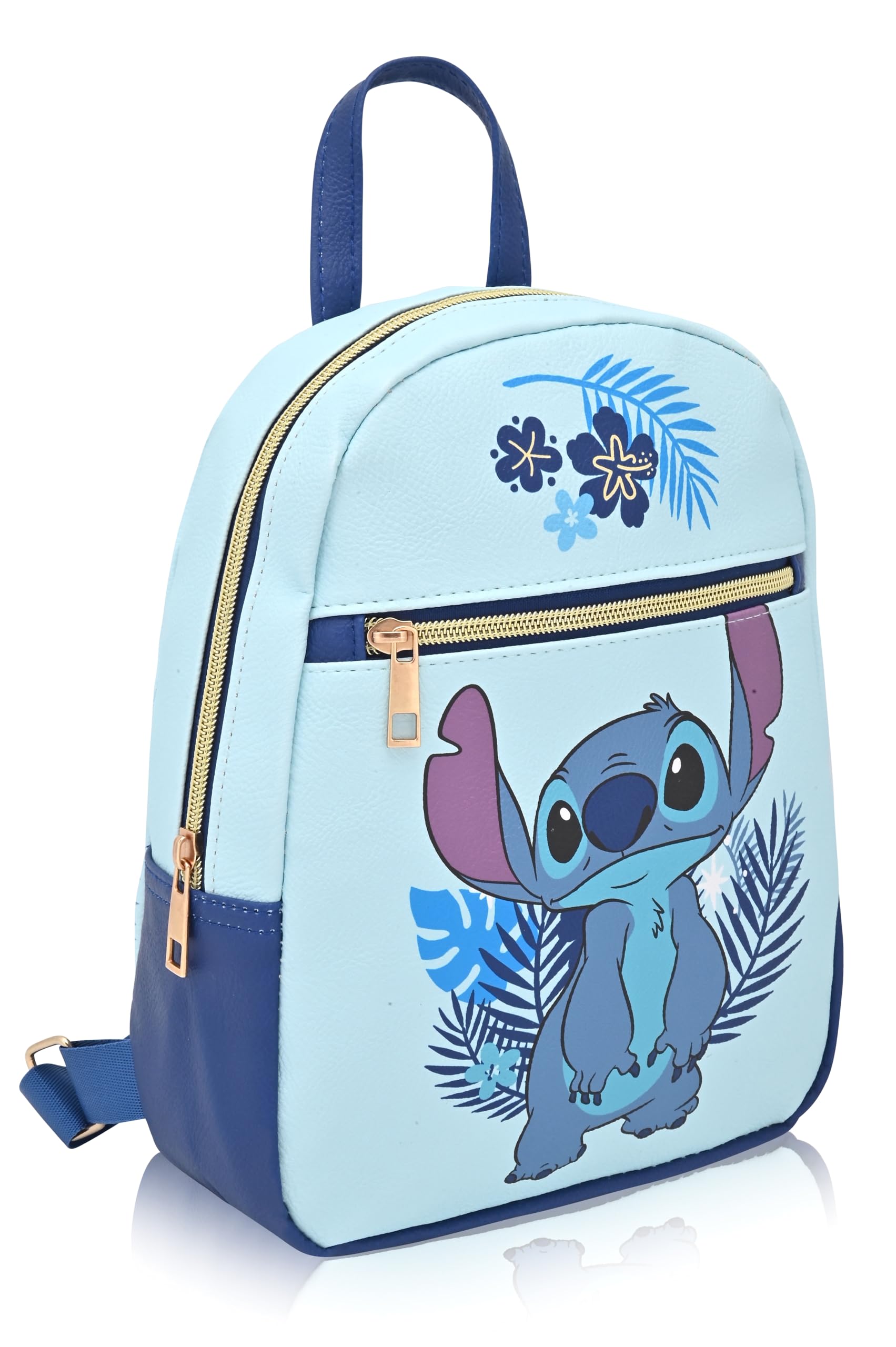Disney Lilo and Stitch Backpack for Women, Men, Unisex | Cute PU Leather 10" Stitch Mini Backpack Purse Shoulder Purse | Stitch Bag and Stitch Accessories