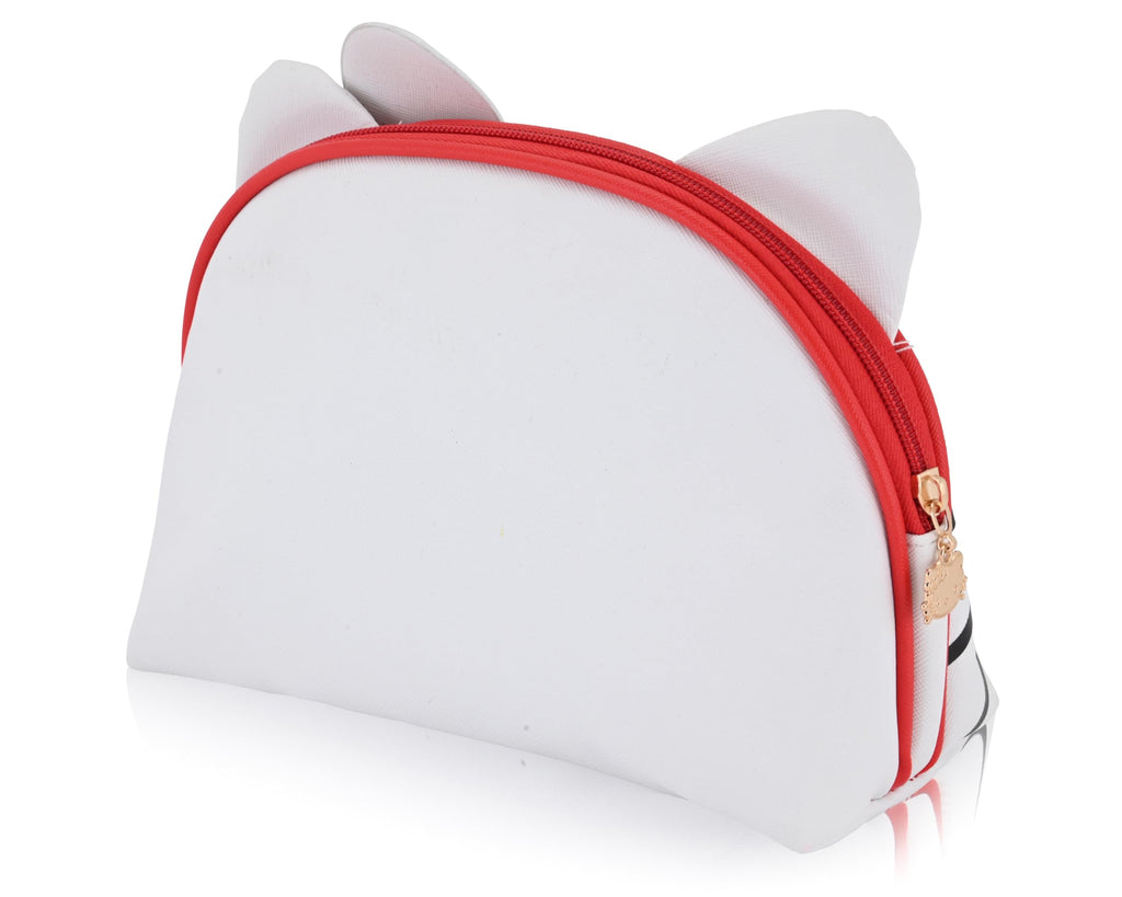 Hello Kitty, Stitch or Minnie Mouse Makeup Bag for Women | Minnie Mouse PU Leather Travel Toiletry Bag for Women