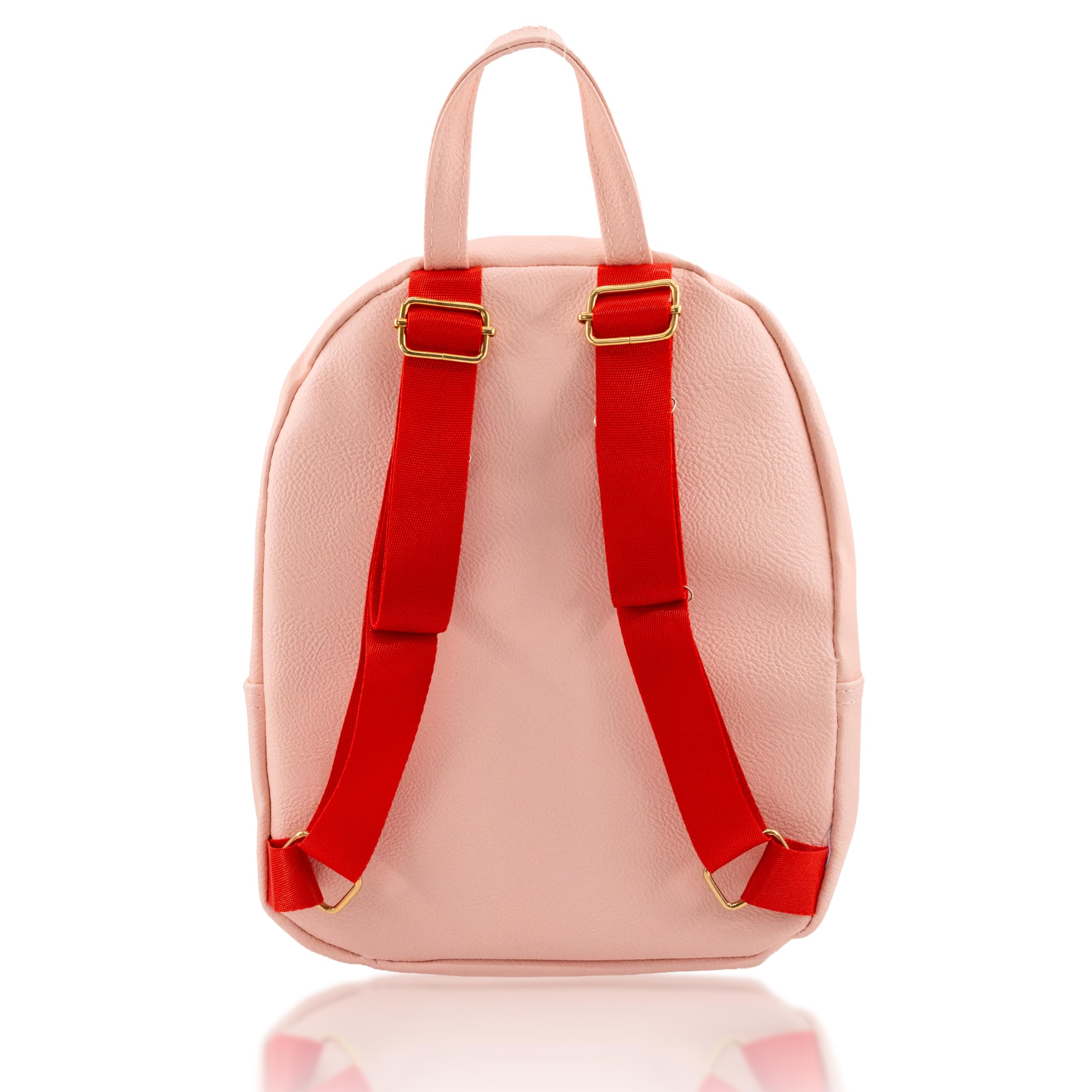 Fast Forward Strawberry Shortcake Backpack for Women, Men, Unisex | Cute PU Leather 10" Mini Backpack