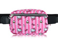 Sanrio Hello Kitty Crossbody Bags for Women | Travel Essentials for Women Fanny Pack Belt Bag with Buckle | Lightweight Travel Accessories Cross Body Bag