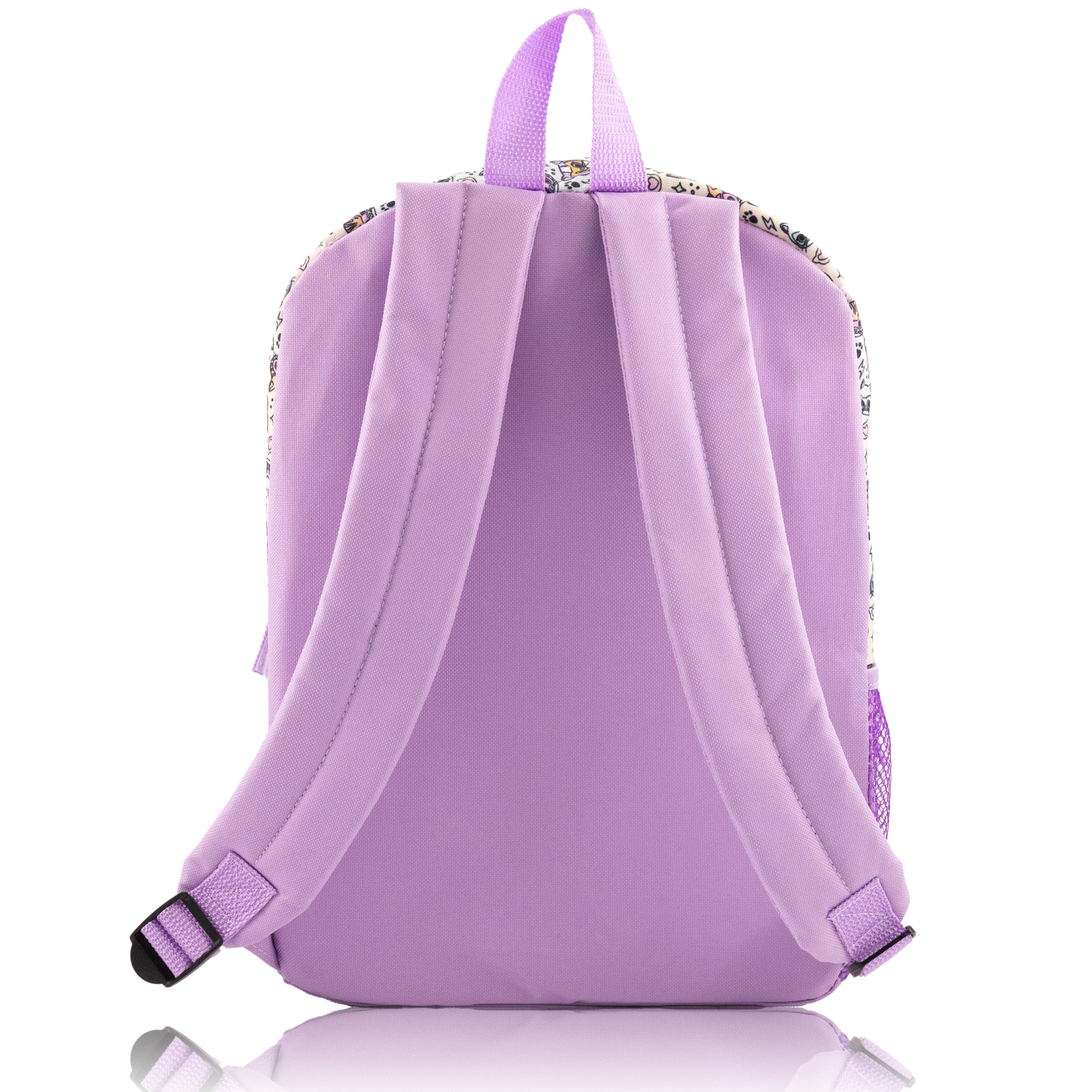 Fast Forward 14" Licensed Kids Backpack with Lunch Box for Kids | Insulated Lunch Bag for Boys, Girls, Toddlers