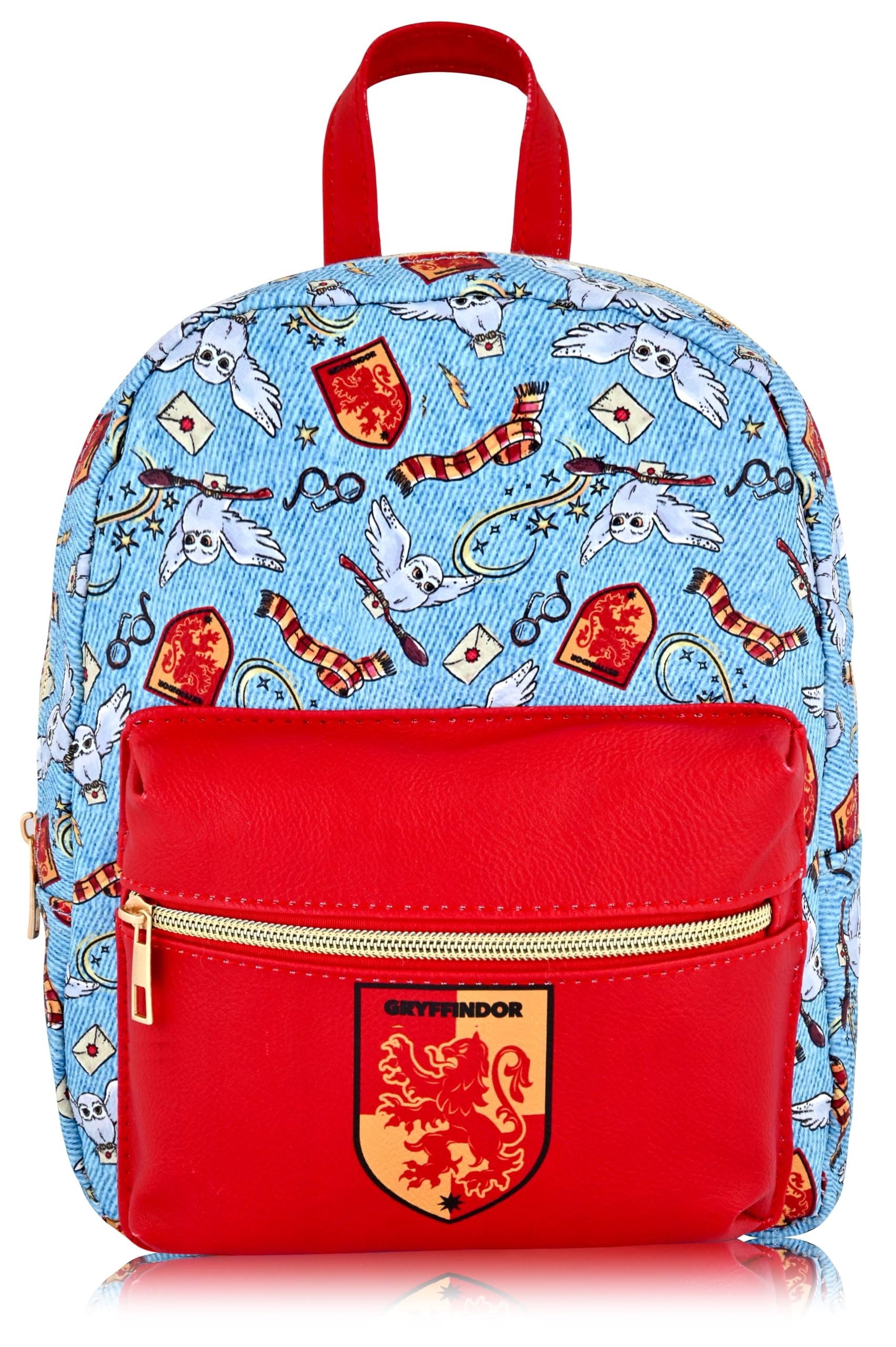 Fast Forward Harry Potter Backpack for Men, Women, Unisex | Cute PU Leather 10" Mini Backpack Purse