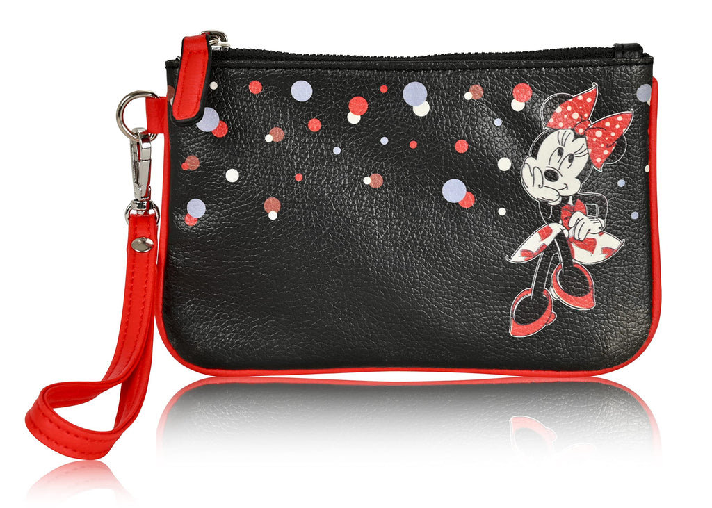 Minnie Mouse Premium Wrist Wallet - Mickey & Minnie Mouse Classic Wrist Wallet