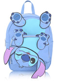 Disney Stitch Mini Backpack for Kids | Stitch Bookbag with Movable Arms Design | Toddler Travel Bag, Lightweight PU Backpack Purse for School | Ages 3+