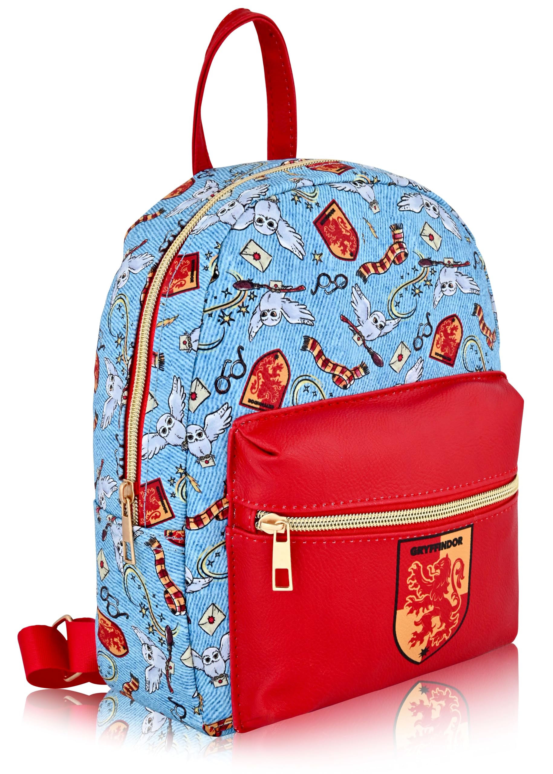 Fast Forward Harry Potter Backpack for Men, Women, Unisex | Cute PU Leather 10" Mini Backpack Purse