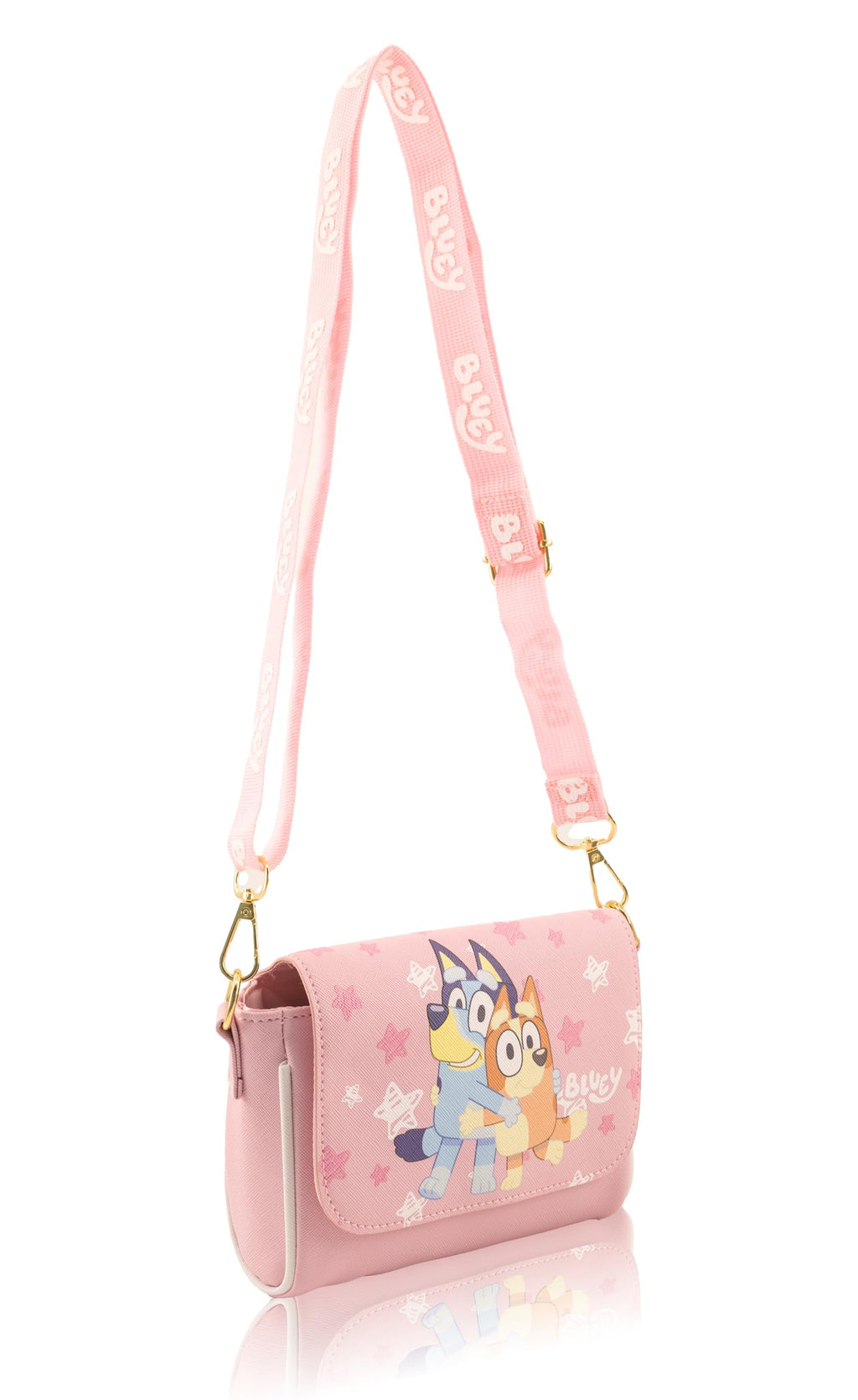 Fast Forward Stitch, Hello Kitty or Bluey Girls Purse | Small Crossbody Shoulder Bag with Adjustable Strap