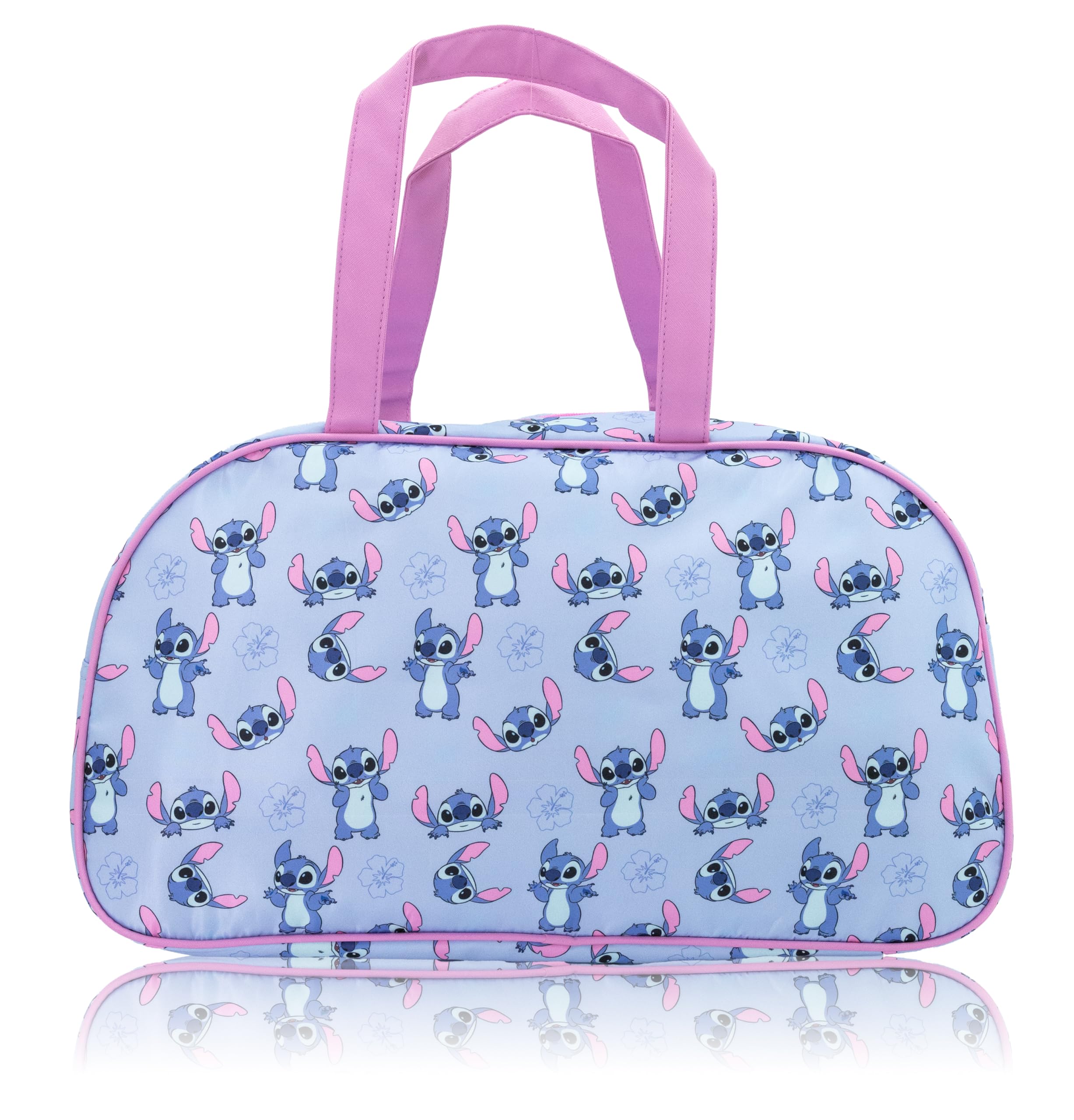 Stitch, Hello Kitty, Bluey or Spiderman Overnighter 10" Duffle Bag for Kids | Lightweight Travel Weekender Duffel for Girls and Women | Ages 3+