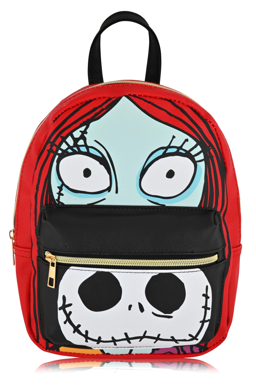 Disney Nightmare Before Christmas Backpack for Men, Women, Unisex | Cute PU Leather 10" Jack Skellington Mini Backpack Purse