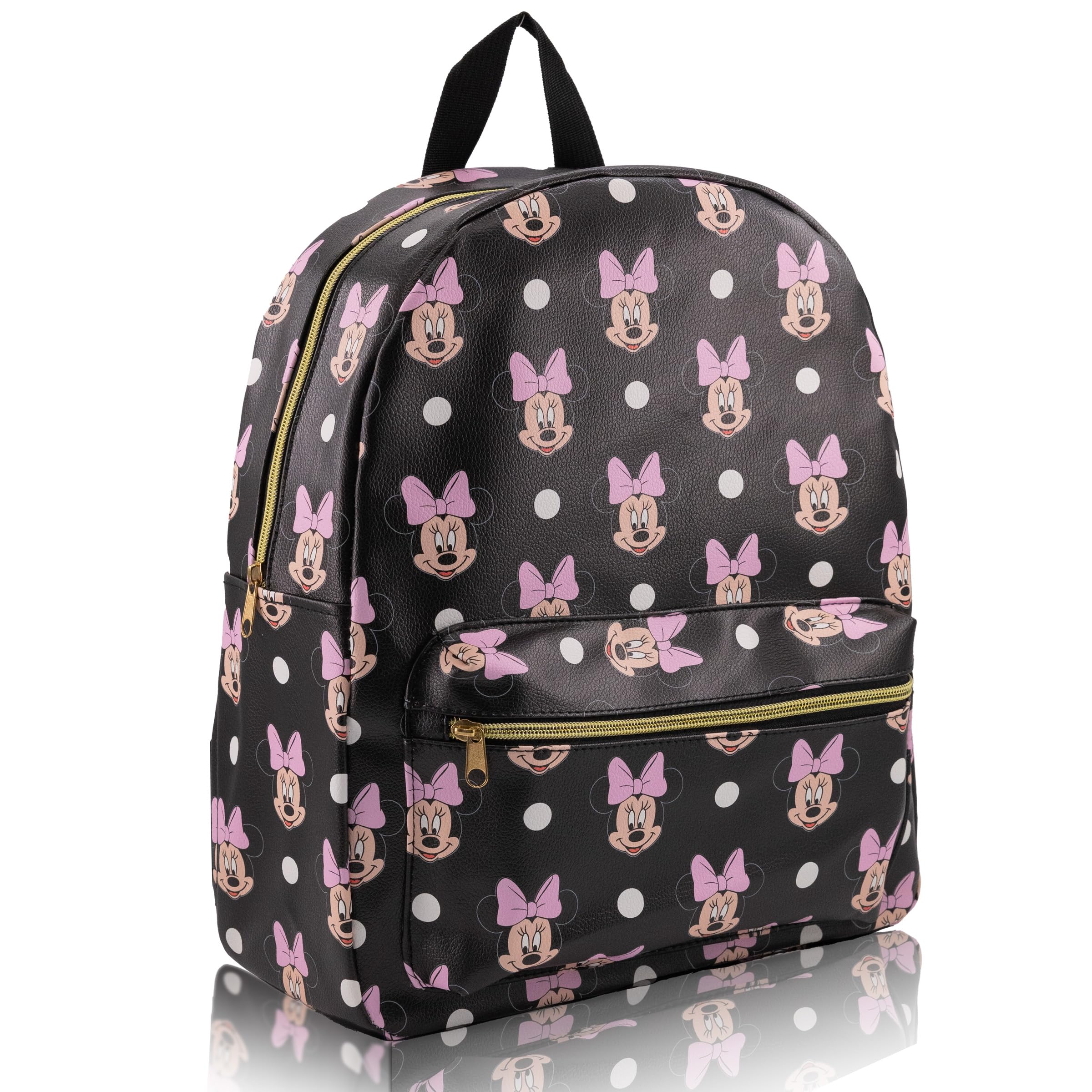 Hello Kitty, Stitch, Princess, Care Bears or Mickey Mouse Backpack for Women, Men, Unisex | Cute PU Leather Large Backpack