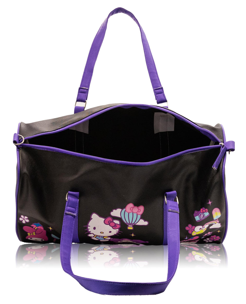 Stitch, Minnie, Mickey, Pooh, Harry Potter, or Jack Skellington 16" Leather Mini Travel Bag, Duffle Bag, Overnight Bag