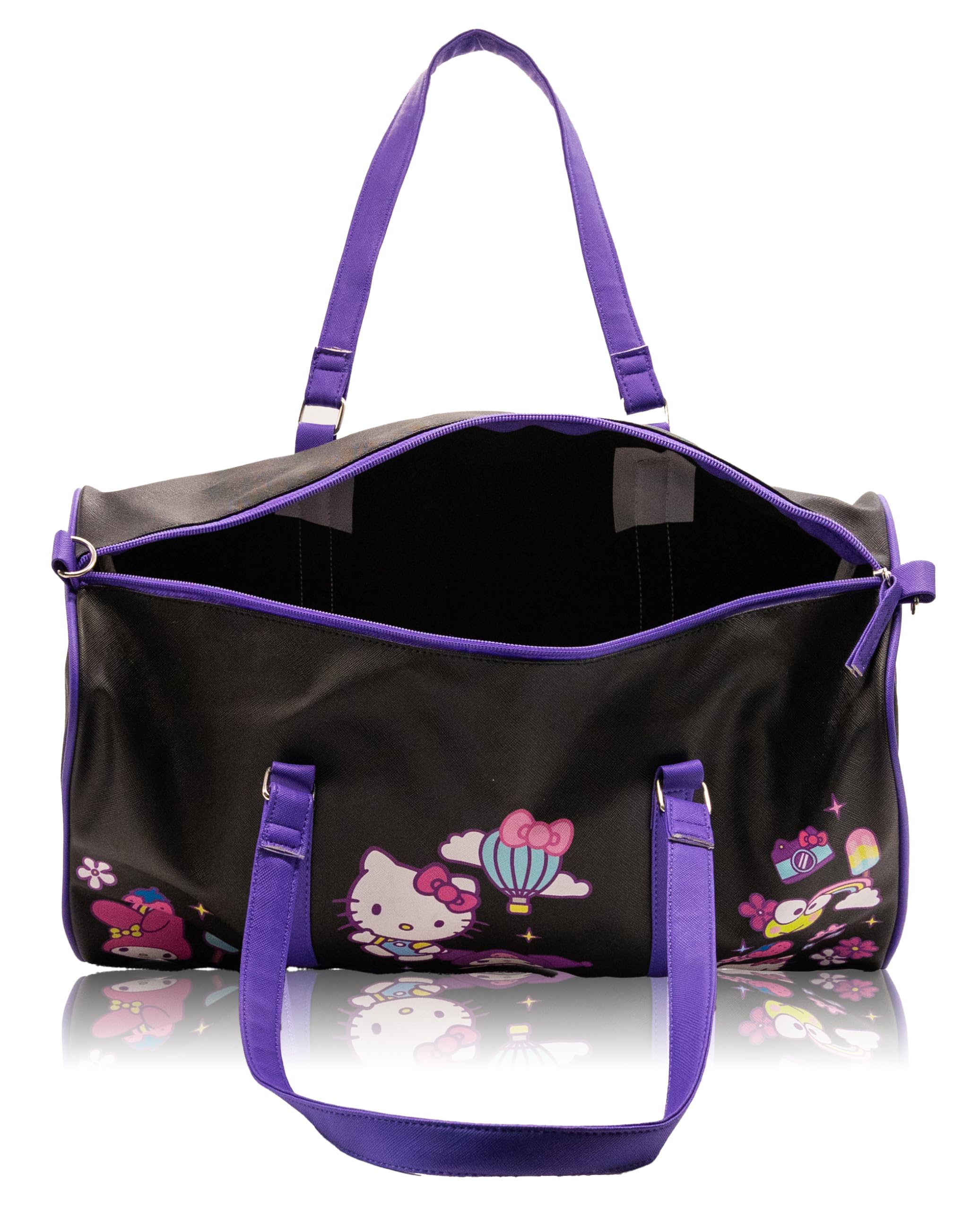 Stitch, Minnie, Mickey, Pooh, Harry Potter, or Jack Skellington 16" Leather Mini Travel Bag, Duffle Bag, Overnight Bag