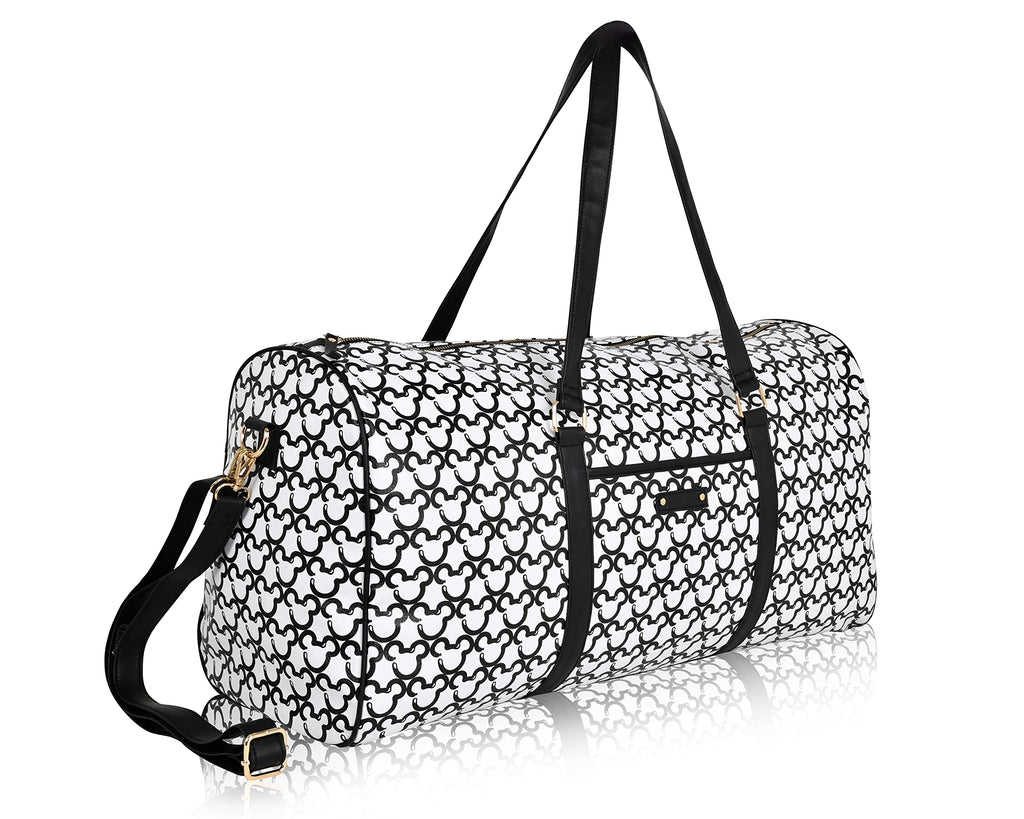 Mickey Mouse Overnight Duffle Bag - Mickey & Minnie Mouse Classic Premium Overnight Duffle Bag