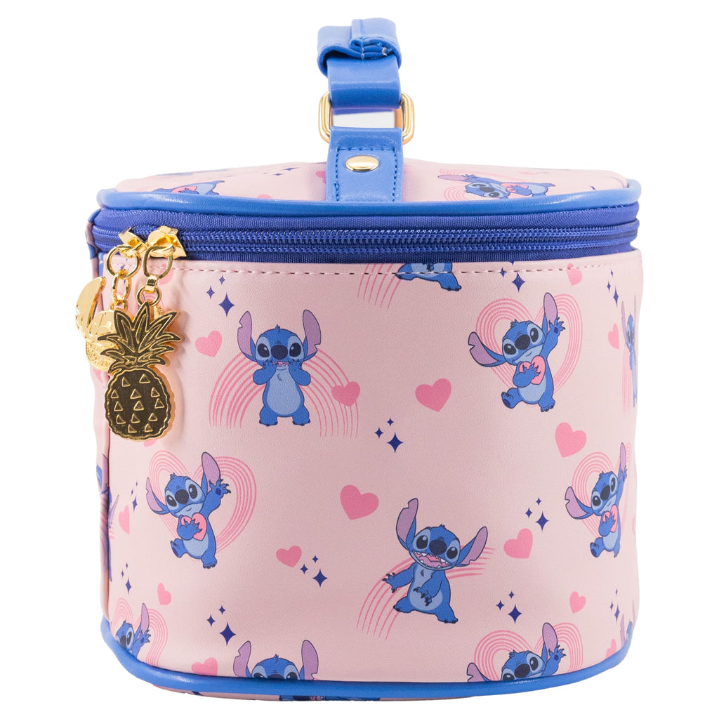 Fast Forward Stitch, Hello Kitty, Bluey or Strawberry Shortcake Makeup Organizer, Travel Toiletry Bag for Women, Makeup Travel Bag, Cosmetic Bag, Train Case