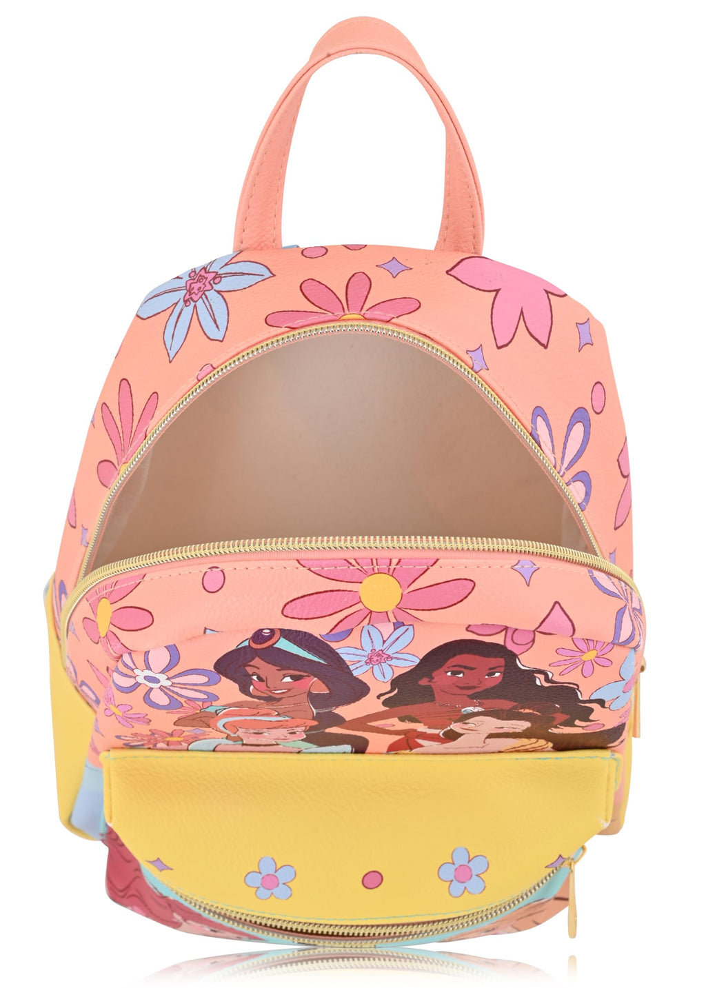 Disney Princess Backpack for Women, Men, Unisex | Cute PU Leather 10" Mini Backpack Purse | Princess Bag & Accessories