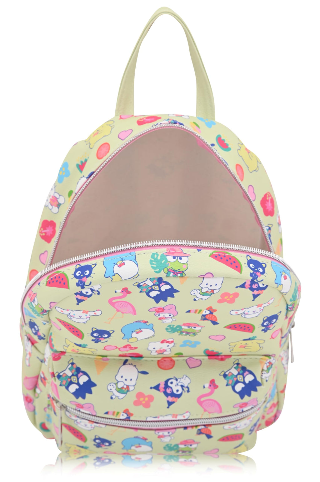Fast Forward Sanrio Hello Kitty 10" Unisex Daypack Backpack | Cute PU Leather Mini Backpack Purse Shoulder Purse | Hello Kitty Bag and Accessories