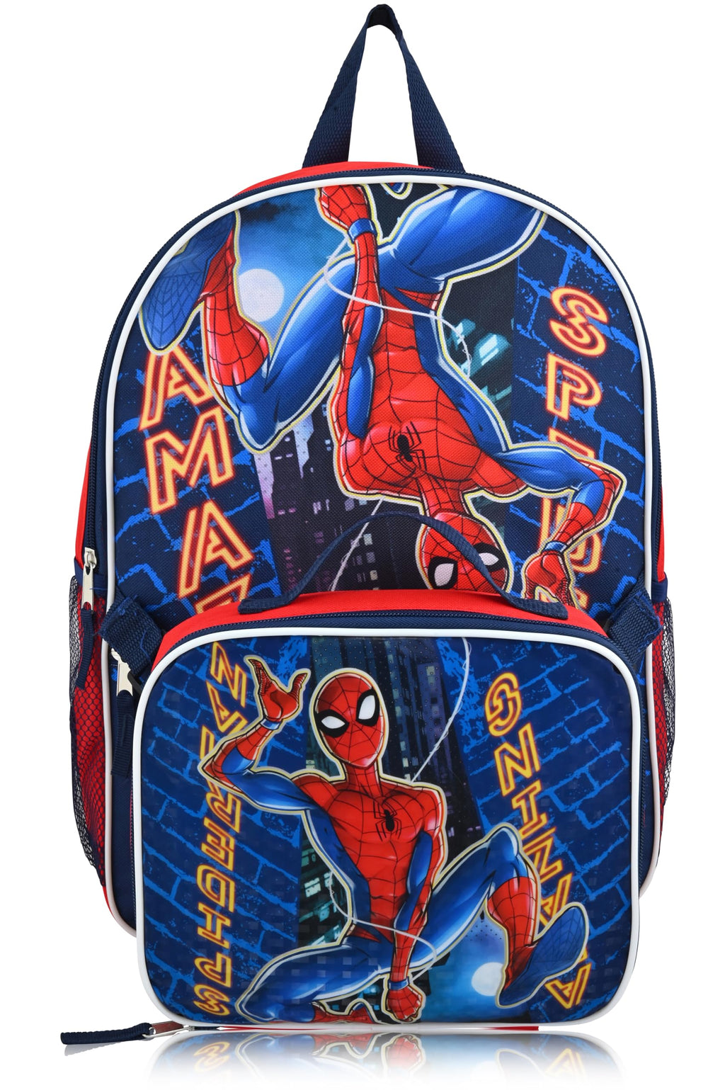 Disney Backpack for School and Lunch Box for Kids | Kids Knapsack and Insulated Lunch Bag Lunch Box for Girls, Boys, Toddlers