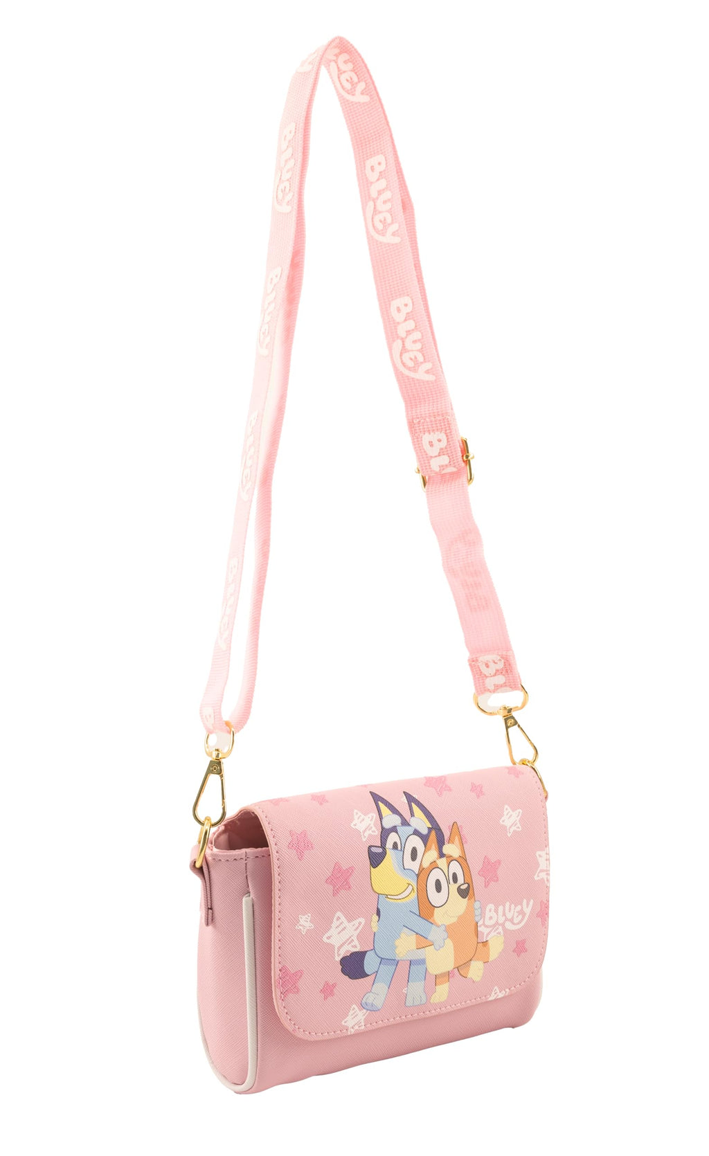Fast Forward Stitch, Hello Kitty or Bluey Girls Purse | Small Crossbody Shoulder Bag with Adjustable Strap