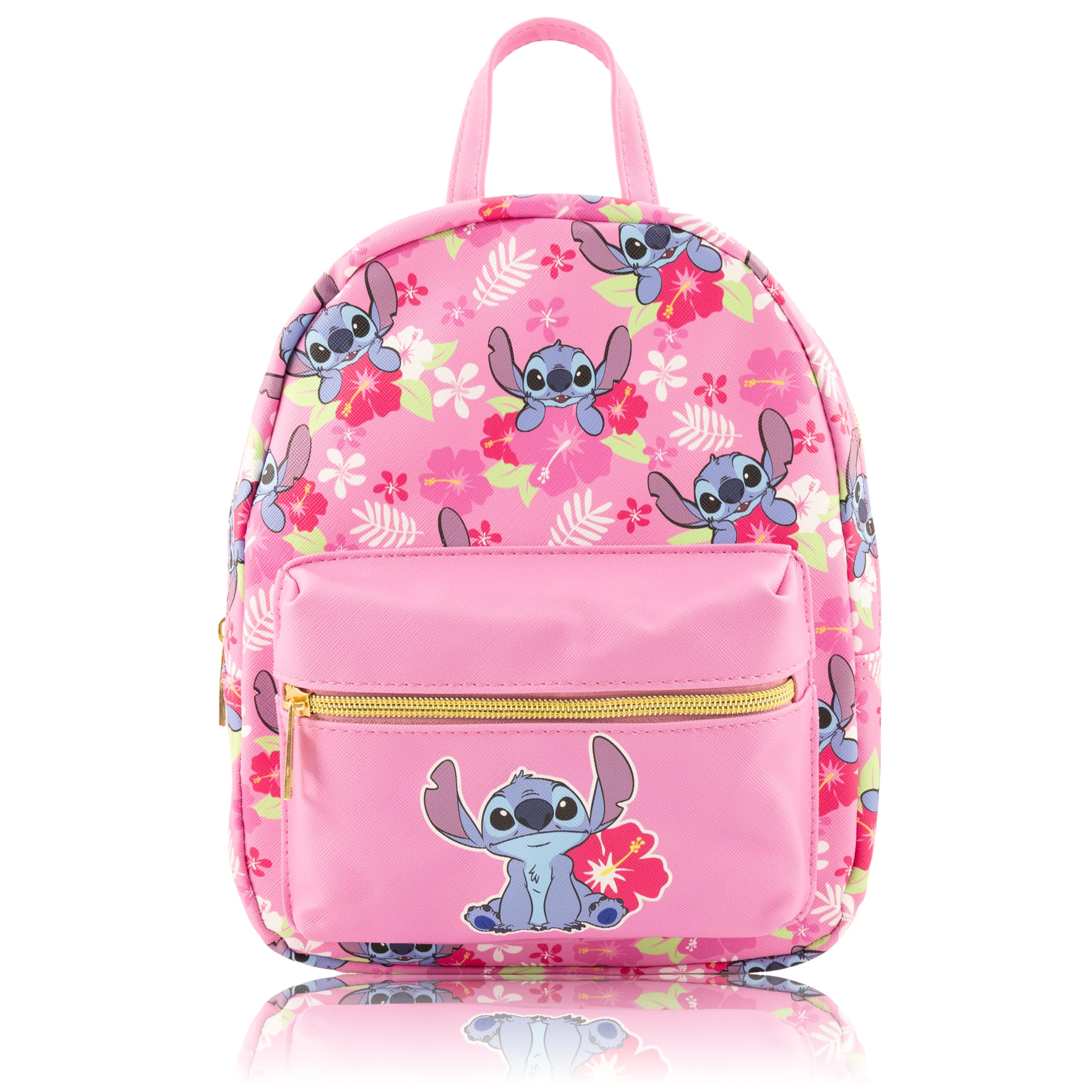 Disney Lilo and Stitch Backpack for Women, Men, Unisex | Cute PU Leather 10" Mini Backpack Purse | Stitch Bag & Accessories