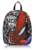 Marvel Spiderman Mini Backpack for Kids & Adults | 10" PU Leather Backpack Purse | Toddler Travel Bag, Small Bookbag for School, Travel, or Everyday Use | Ages 3+