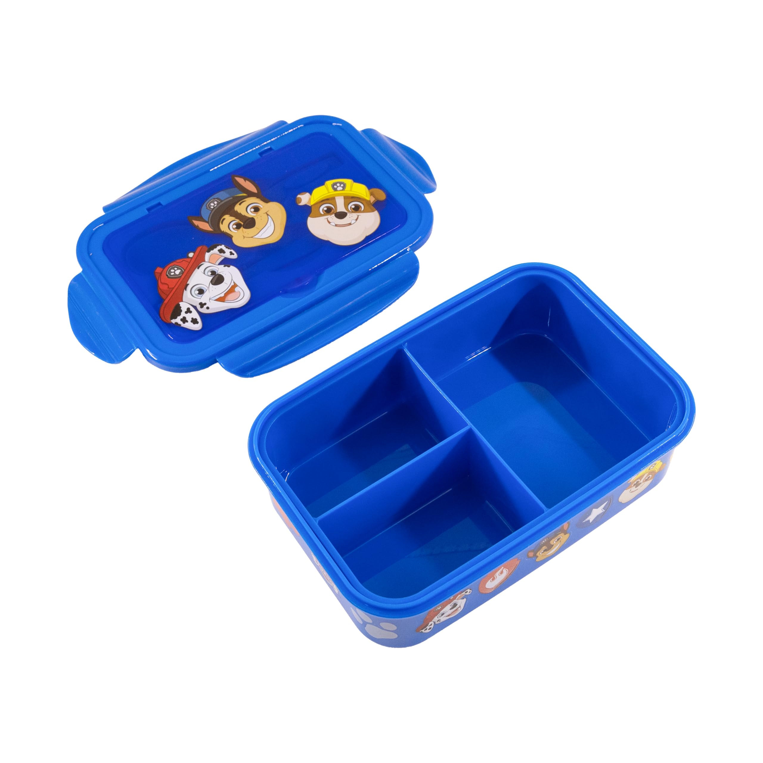 Fast Forward Spiderman, Paw Patrol, Bluey or Hello Kitty Bento Lunch Box for Kids | Marvel Food Container with Utensils