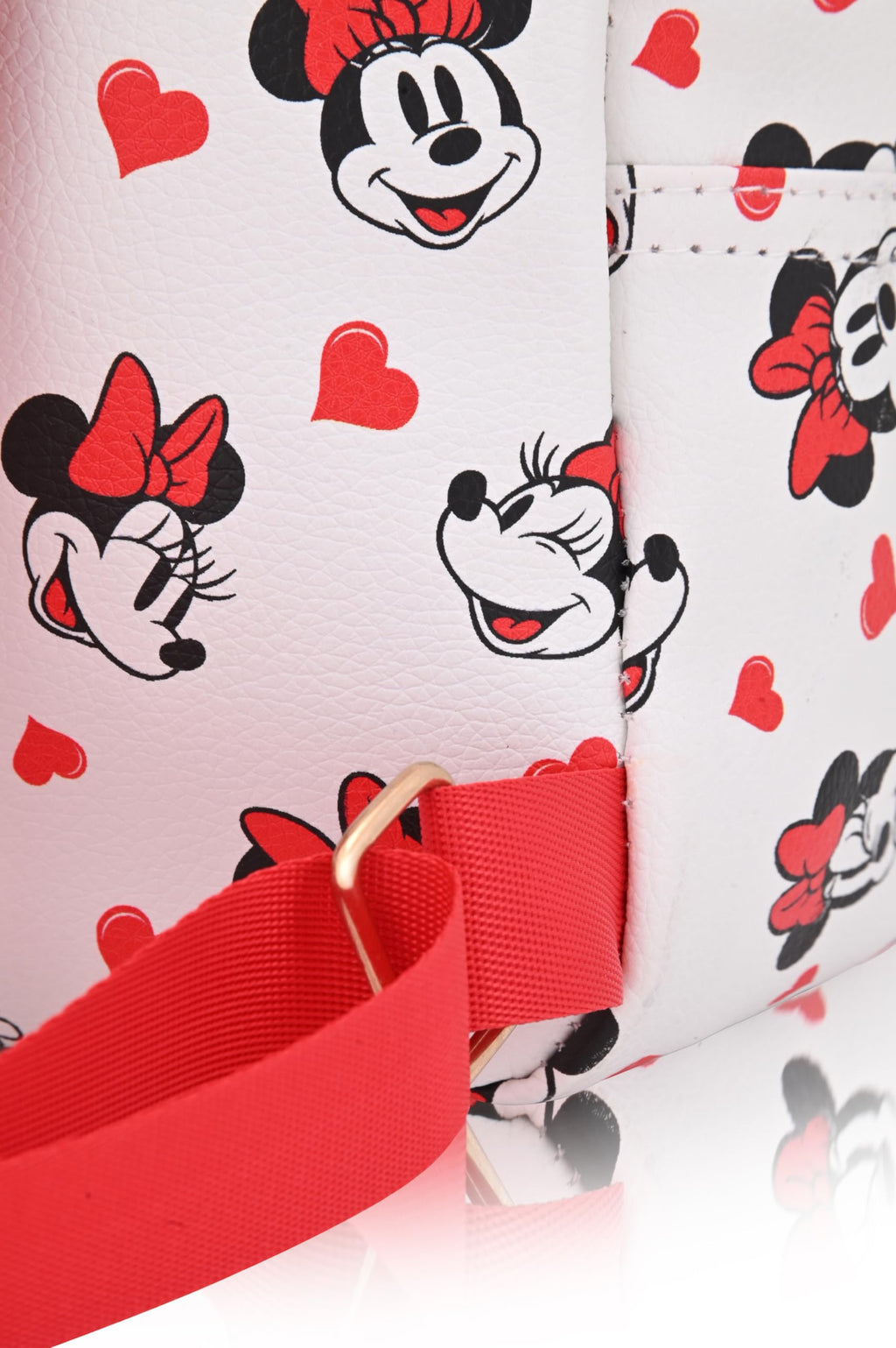 Disney Minnie Mouse Backpack for Women, Men, Boys, Girls, Unisex | Cute PU Leather 10" Mini Backpack Purse | Minnie Mouse Bag