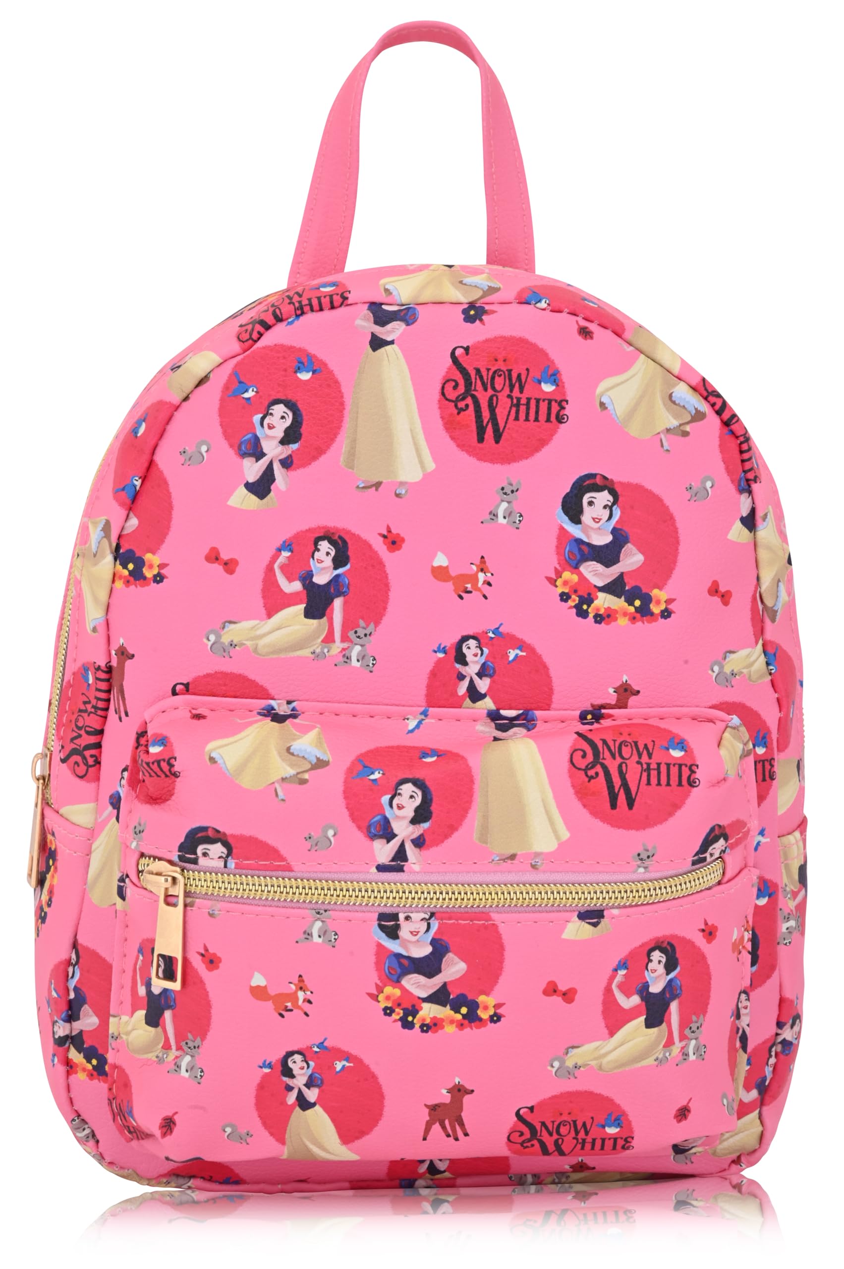Disney Princess Backpack for Women, Men, Unisex | Cute PU Leather 10" Mini Backpack Purse | Princess Bag & Accessories