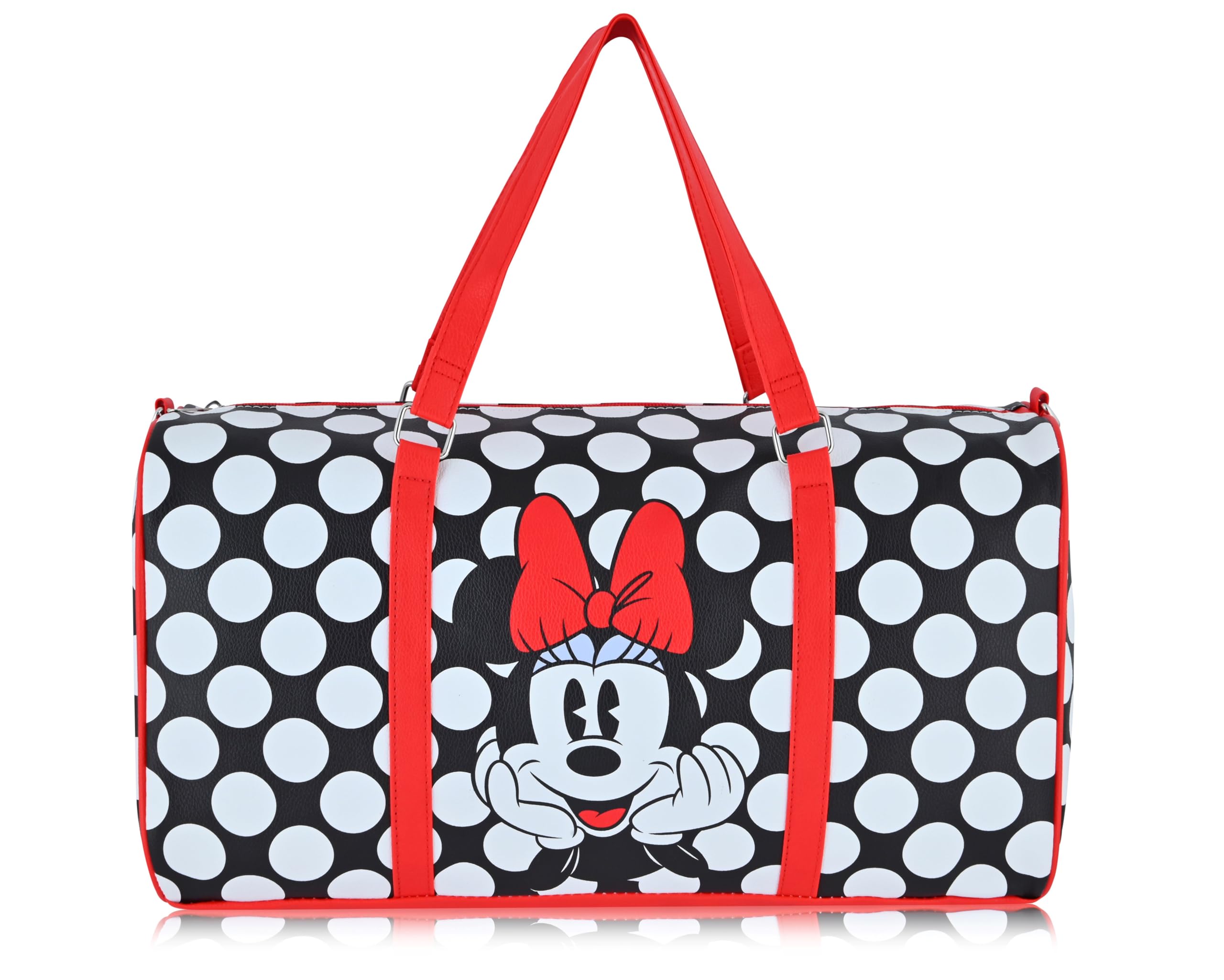 Stitch, Minnie, Mickey, Pooh, Harry Potter, or Jack Skellington 16" Leather Mini Travel Bag, Duffle Bag, Overnight Bag