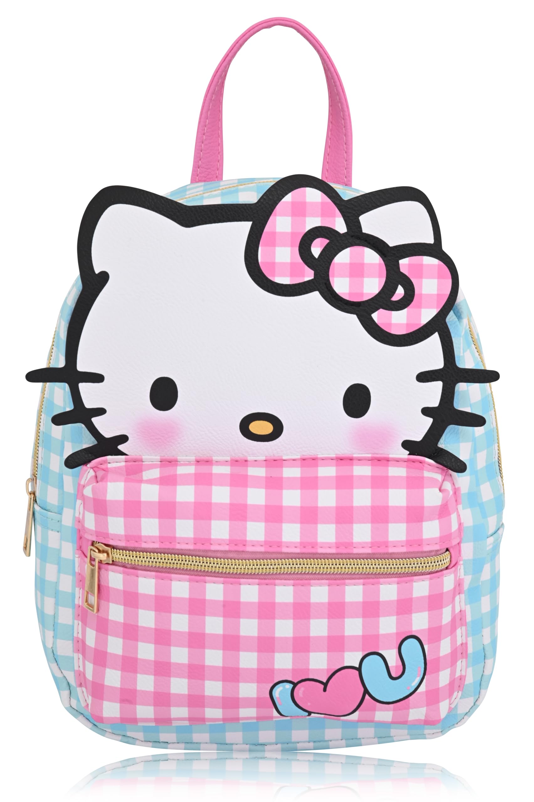 Fast Forward Sanrio Hello Kitty Backpack for Women, Men, Unisex | 10" PU Leather Mini Backpack Purse | Hello Kitty Accessory