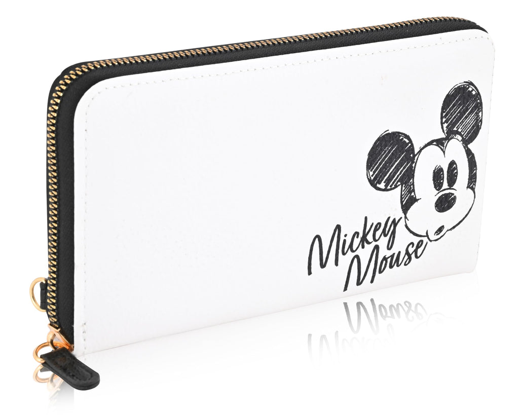 Disney Minnie Mouse Wallet Women - PU Leather Wristlet Wallets for Women - Mickey Mouse Minnie Mouse Wristlet Wallet