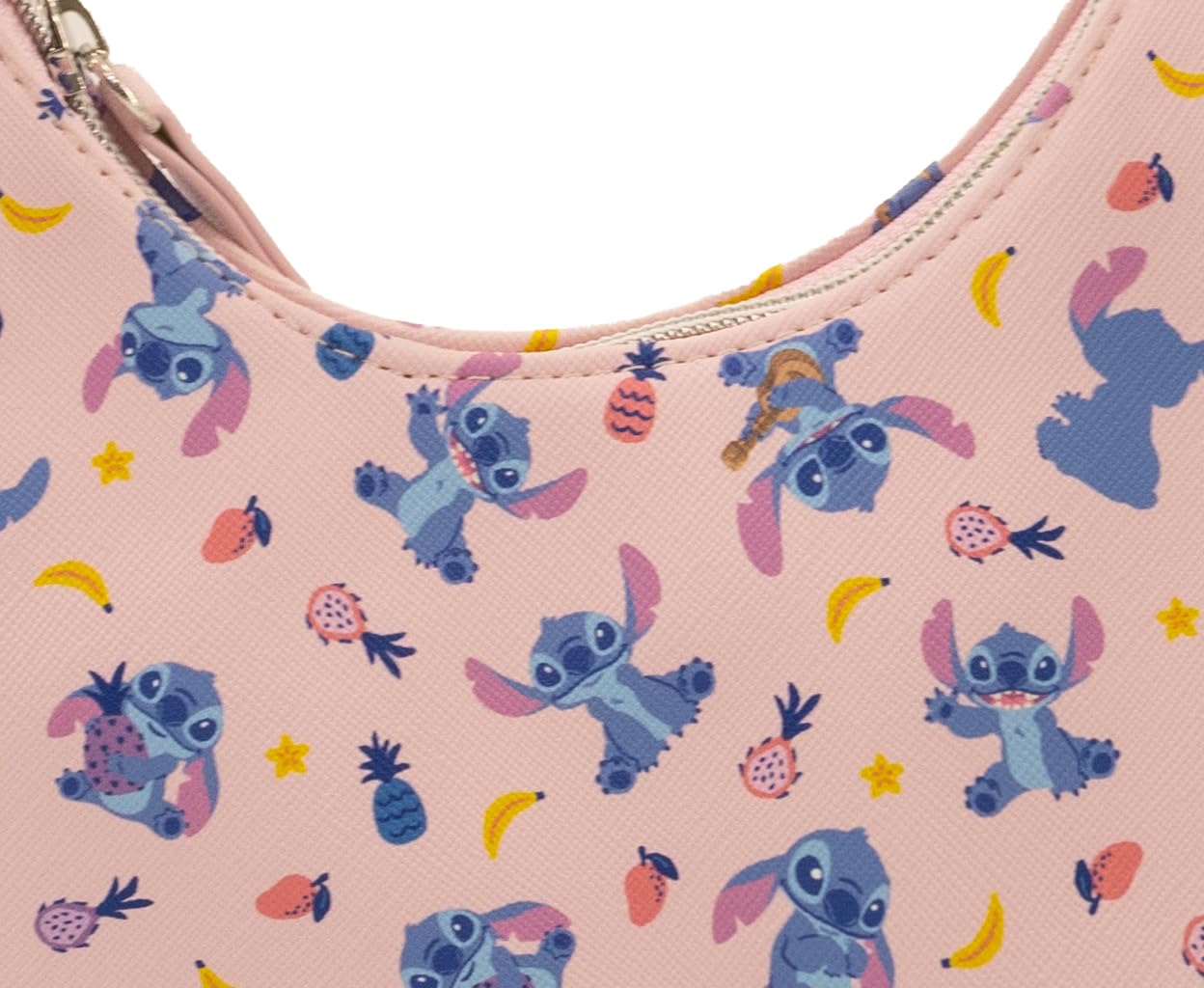 Hello Kitty, Bluey or Stitch Hobo Handbag Purse for Girls | All Over Print Crossbody Shoulder Bag with Adjustable Strap