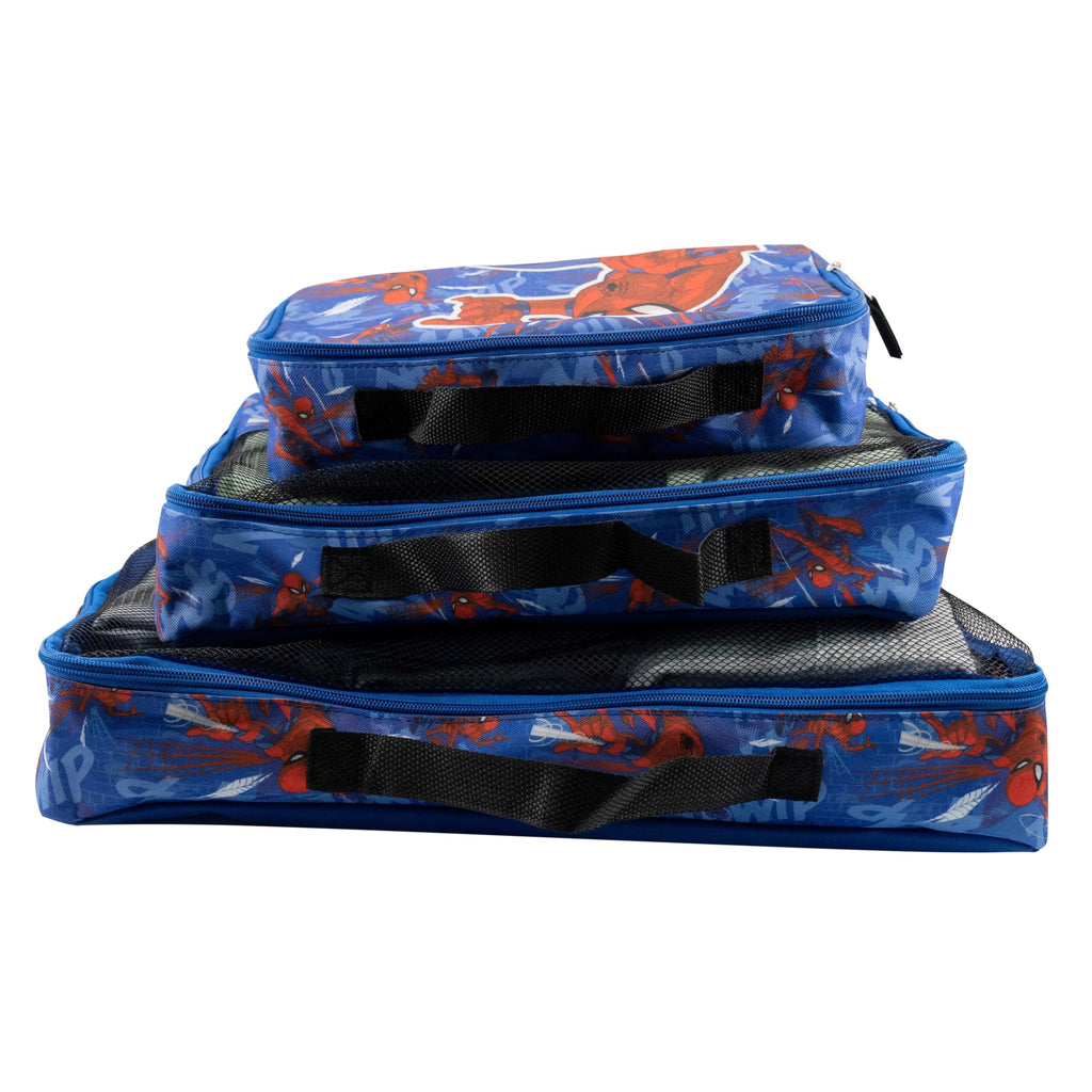 Bluey, Minnie Mouse or Spiderman Packing Cubes for Travel | Travel Accessories Travel Bags Luggage Organizer for Boys, Girls, Unisex