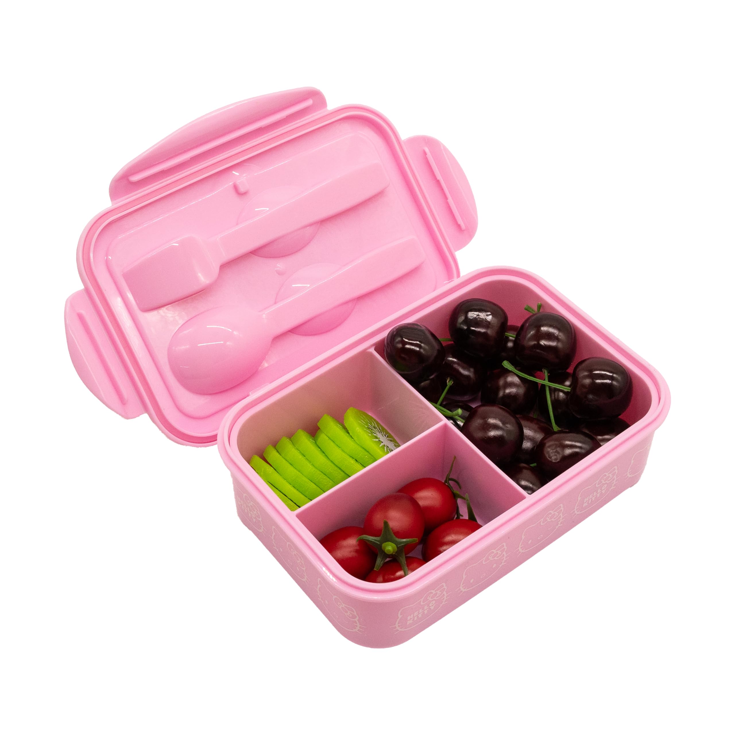 Fast Forward Spiderman, Paw Patrol, Bluey or Hello Kitty Bento Lunch Box for Kids | Marvel Food Container with Utensils