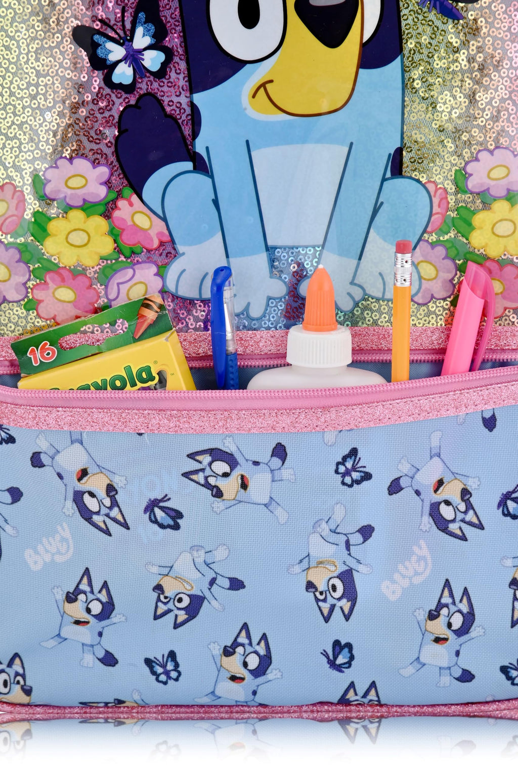 Fast Forward Hello Kitty, Spiderman, Bluey or Stitch Backpack With Lunch Box | Unisex Insulated Lunch Bag Lunch Box