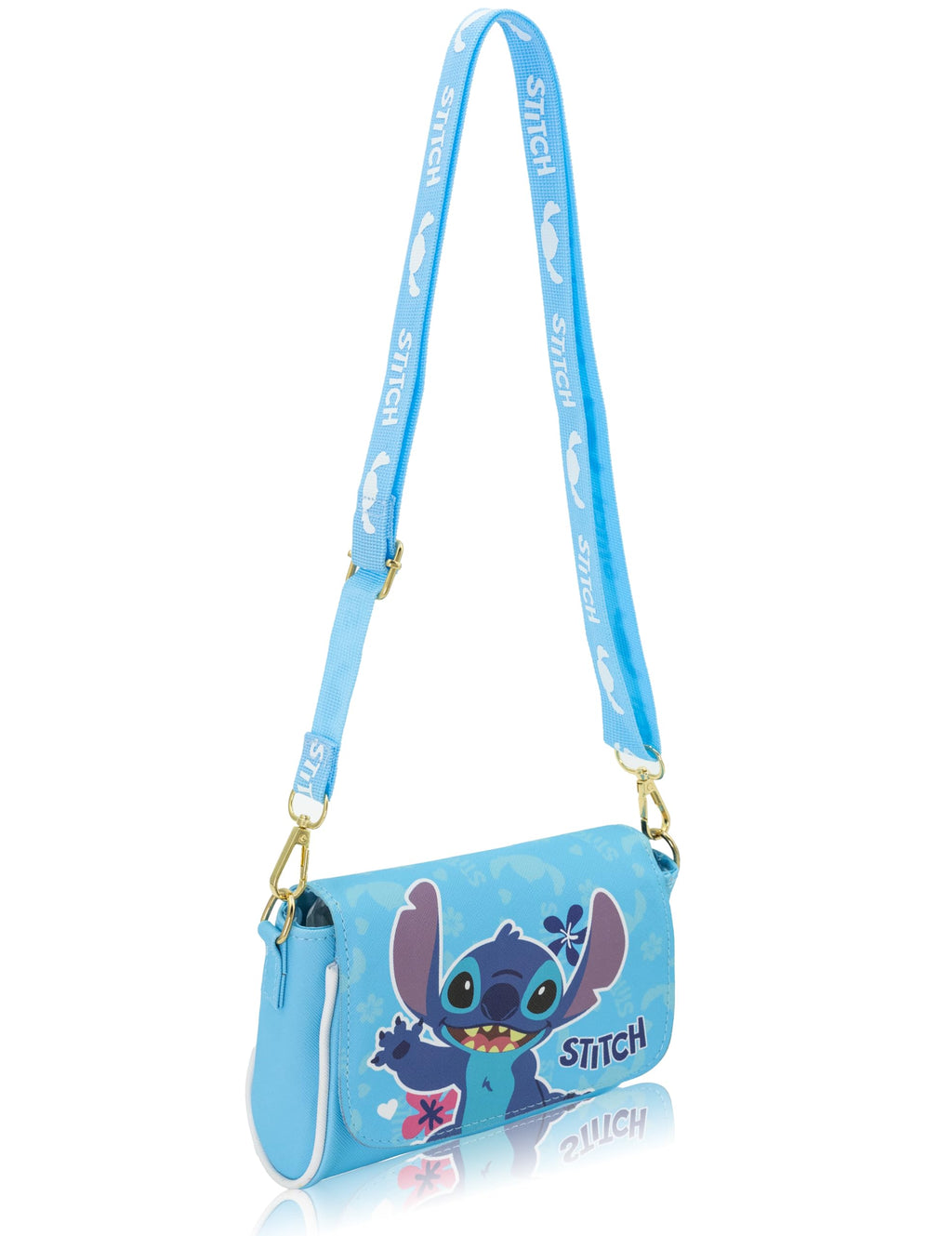 Fast Forward Stitch, Hello Kitty or Bluey Girls Purse | Small Crossbody Shoulder Bag with Adjustable Strap