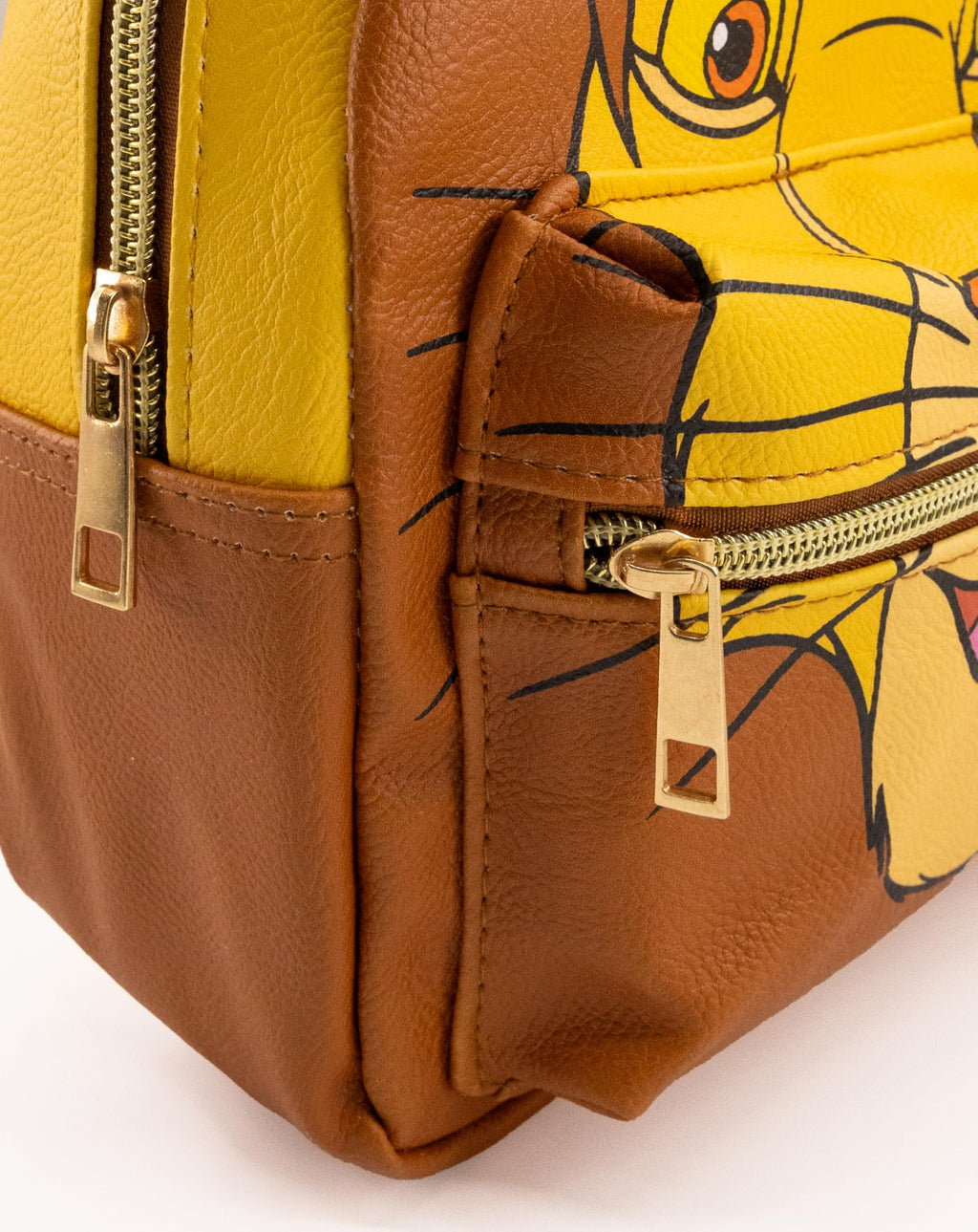 Disney Lion King Backpack for Women, Men, Boys, Girls, Unisex | Cute PU Leather 10" Simba Mini Backpack Purse Shoulder Purse | Lion King Bag and Lion King Accessories