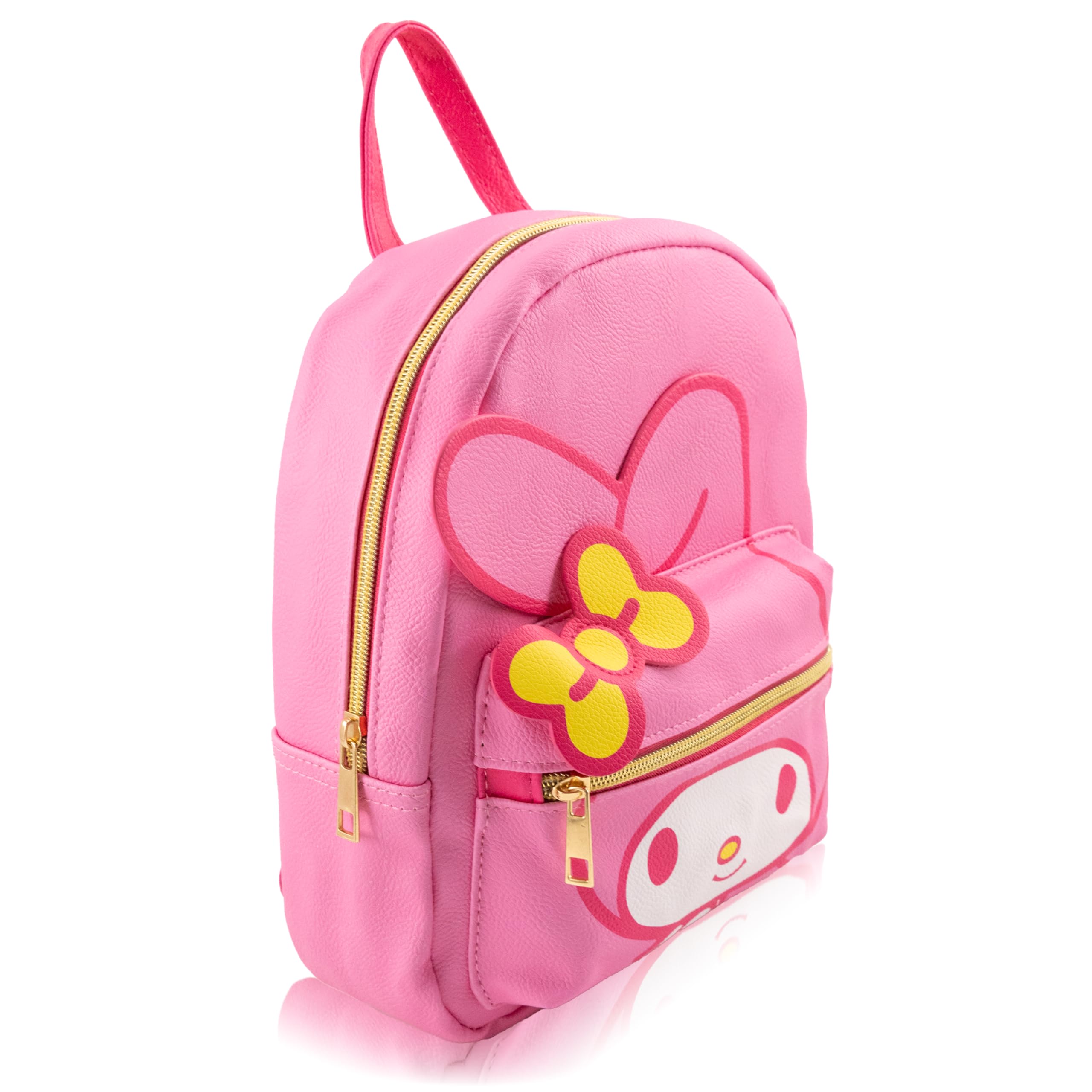 Fast Forward Sanrio Hello Kitty and Friends Backpack for Women, Men, Unisex | Cute PU Leather 10" Mini Backpack