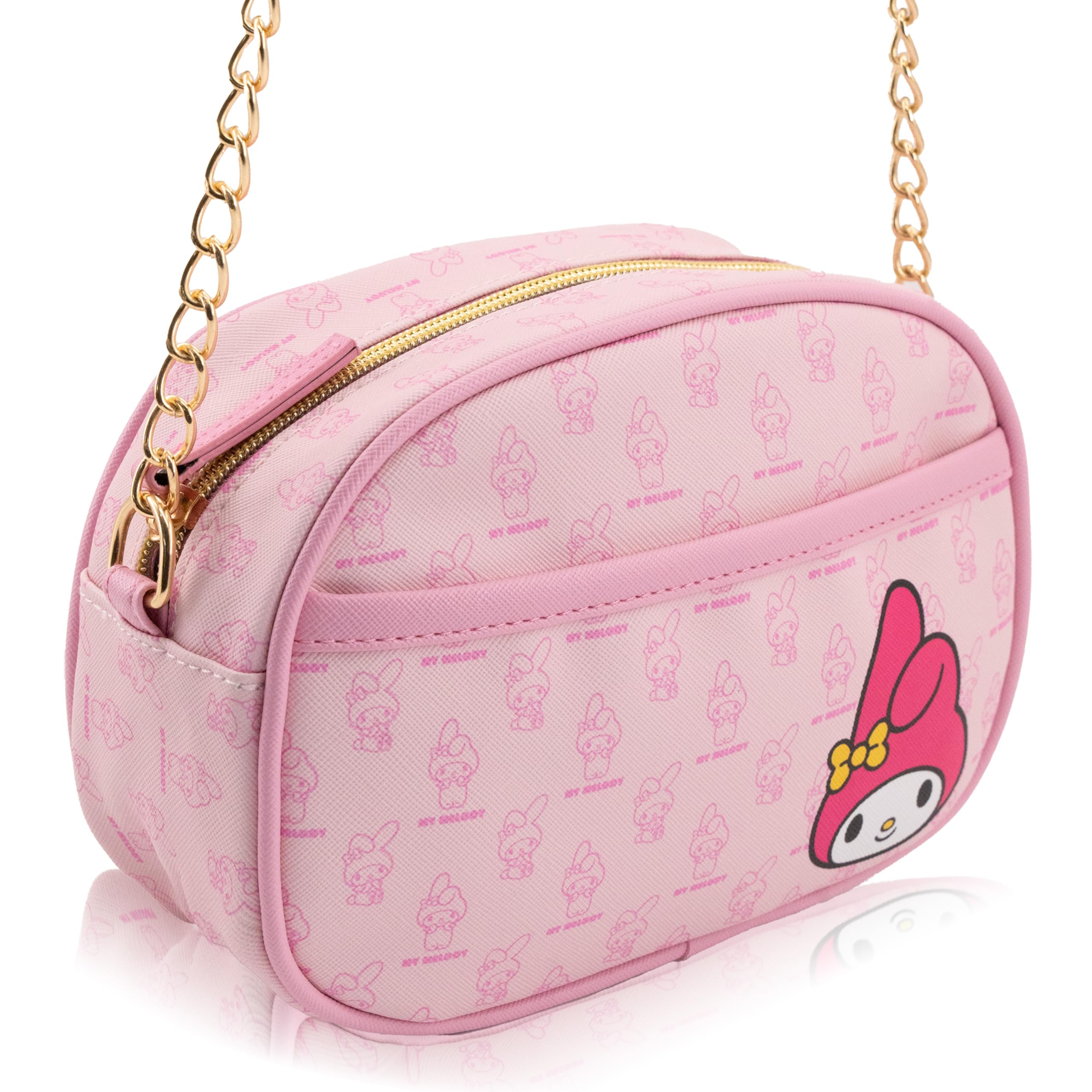 Disney Sanrio Bluey Purse Crossbody Handbag for Women | Metallic Vinyl Women's Shoulder Handbag