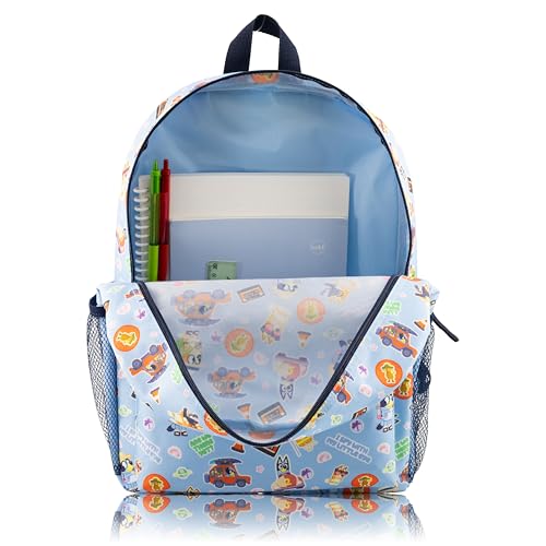 Fast Forward Hello Kitty, Bluey, Stitch or Strawberry Shortcake Backpack for Kids | Classic Bookbag for Girls, Boys, Unisex