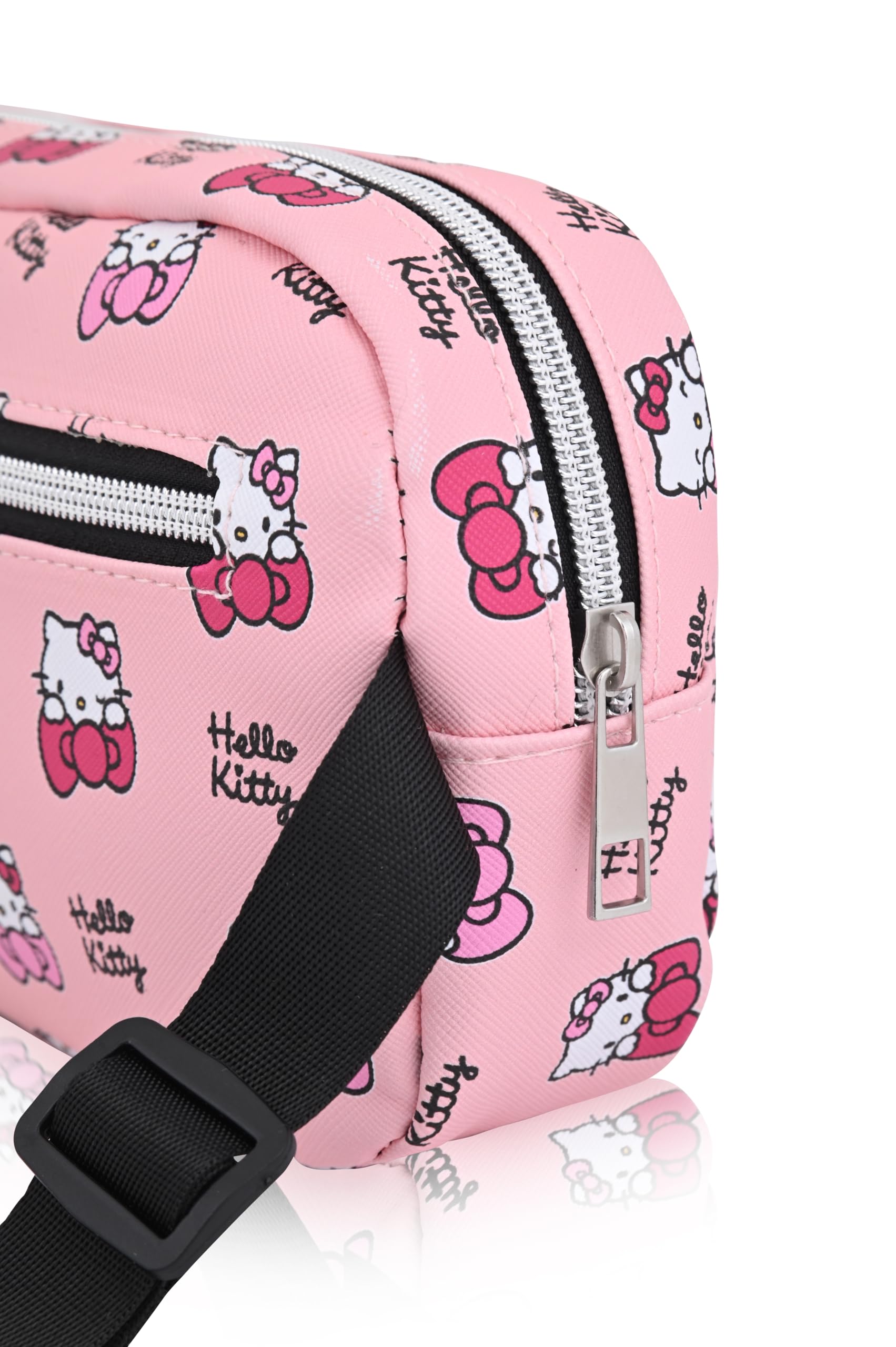 Sanrio Hello Kitty Crossbody Bags for Women | Travel Essentials for Women Fanny Pack Belt Bag with Buckle | Lightweight Travel Accessories Cross Body Bag