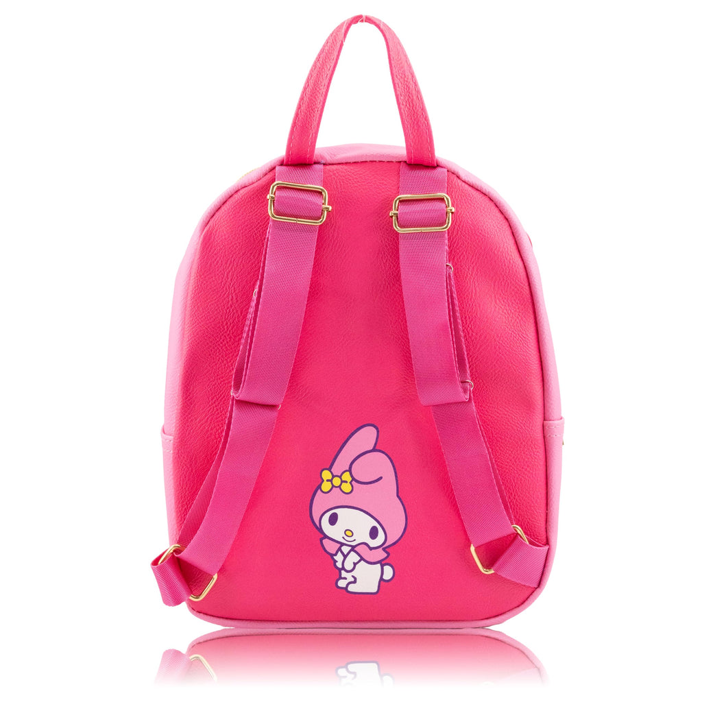 Fast Forward Sanrio Hello Kitty and Friends Backpack for Women, Men, Unisex | Cute PU Leather 10" Mini Backpack