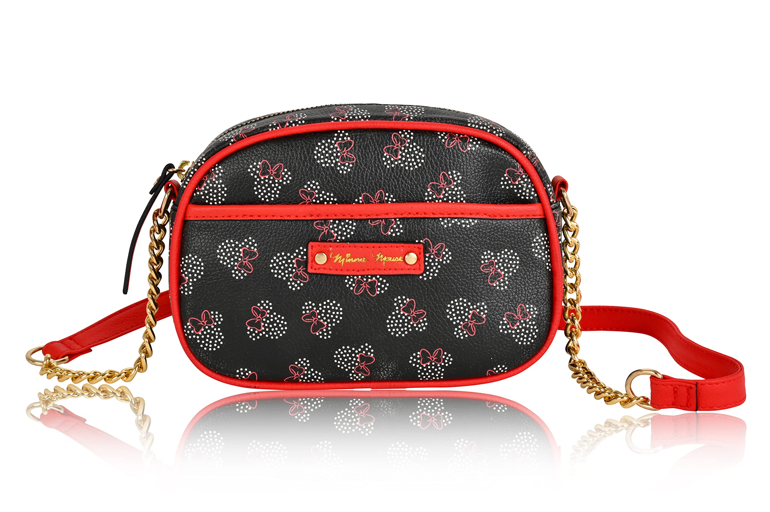 Minnie Mouse Camera Bag Purse - Mickey & Minnie Mouse Classic Premium Camera Bag Purse
