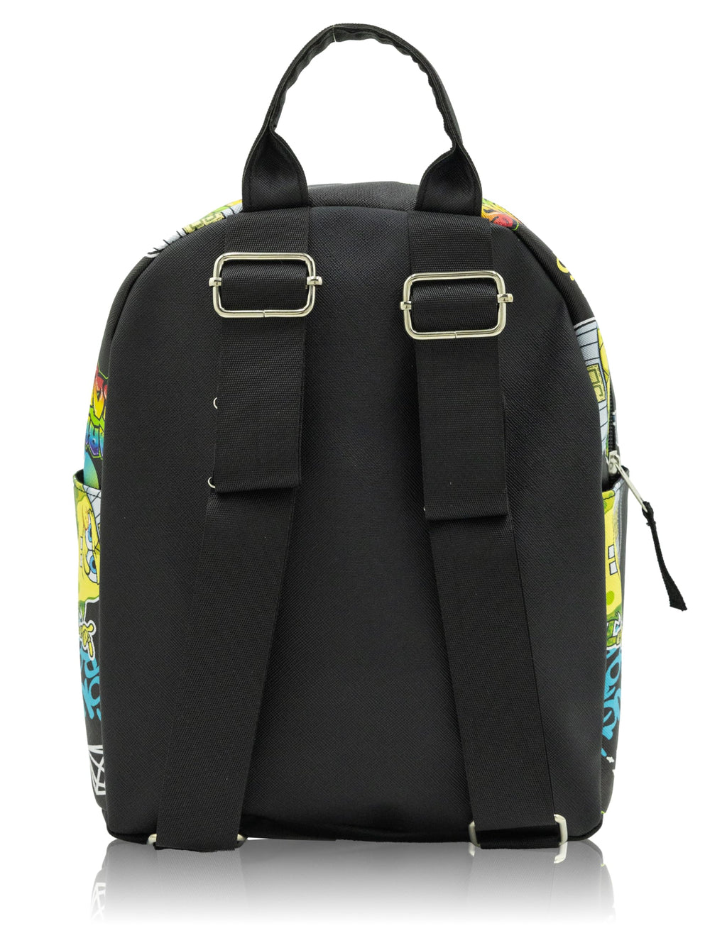Fast Forward Nickelodeon SpongeBob SquarePants Mini Backpack for Kids & Adults | 11" PU Leather Backpack Purse | Toddler Travel Bag, Small Bookbag for School, Travel, or Everyday Use | Ages 3+