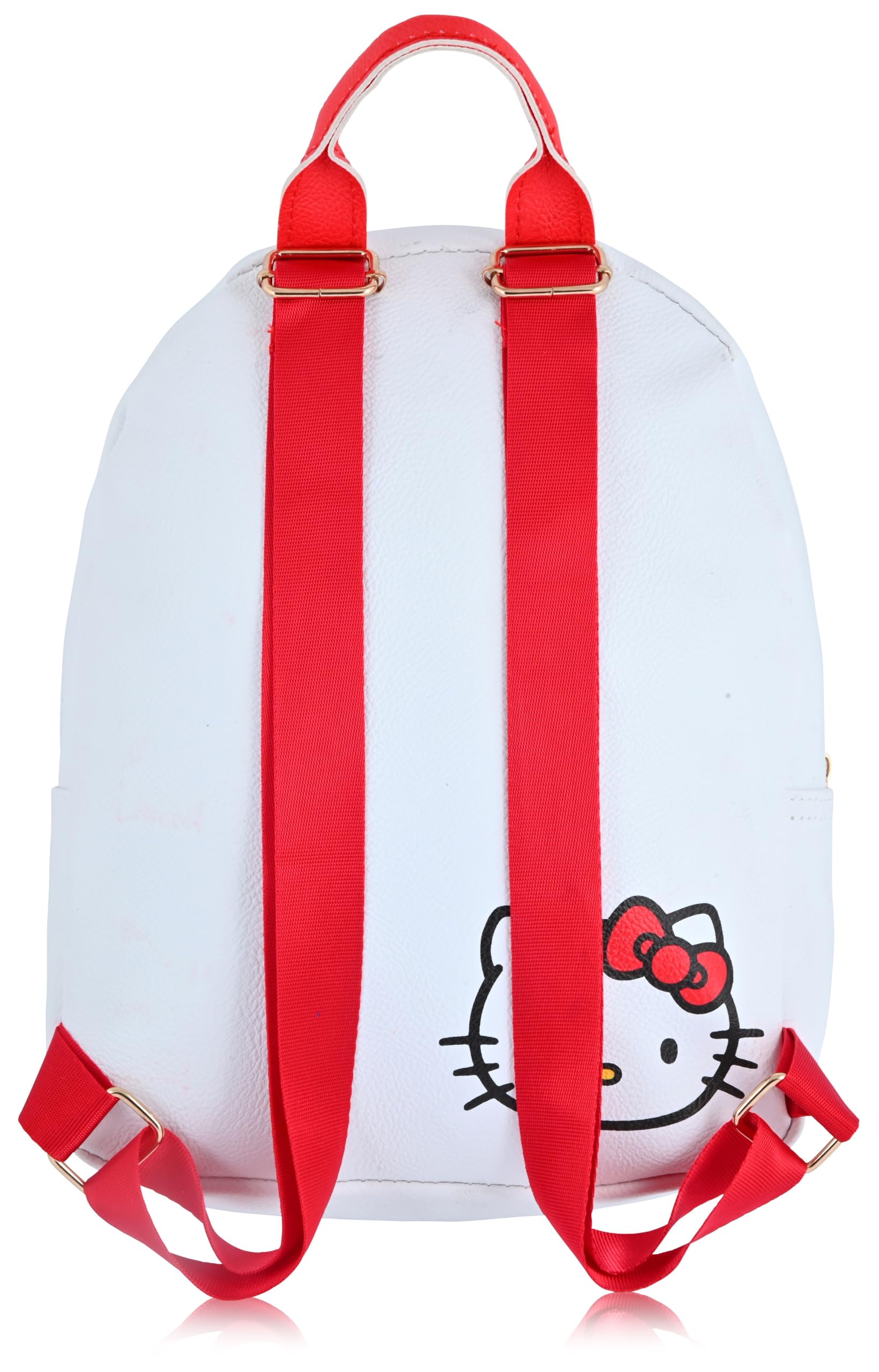 Fast Forward Sanrio Hello Kitty Mini Backpack for Kids & Adults | 10" PU Leather Backpack Purse | Toddler Travel Bag