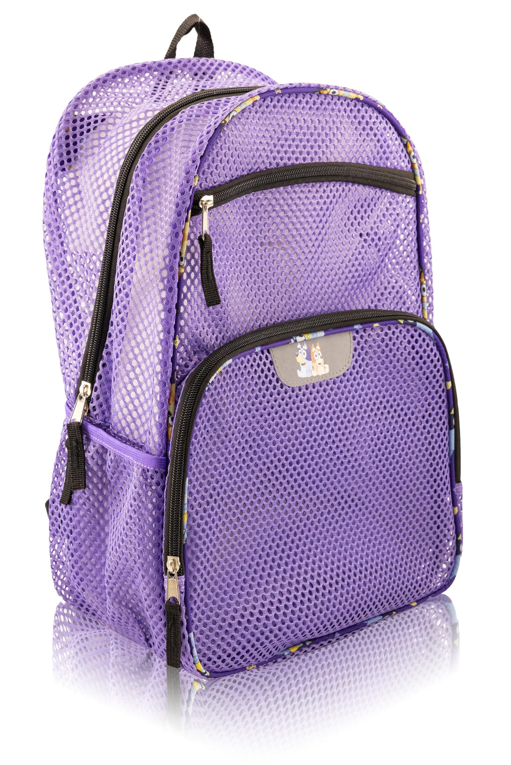 Fast Forward Bluey, Hello Kitty or Stitch Mesh Backpack for Kids | Bookbag for Girls, Boys, Unisex | Toddler Travel Bag