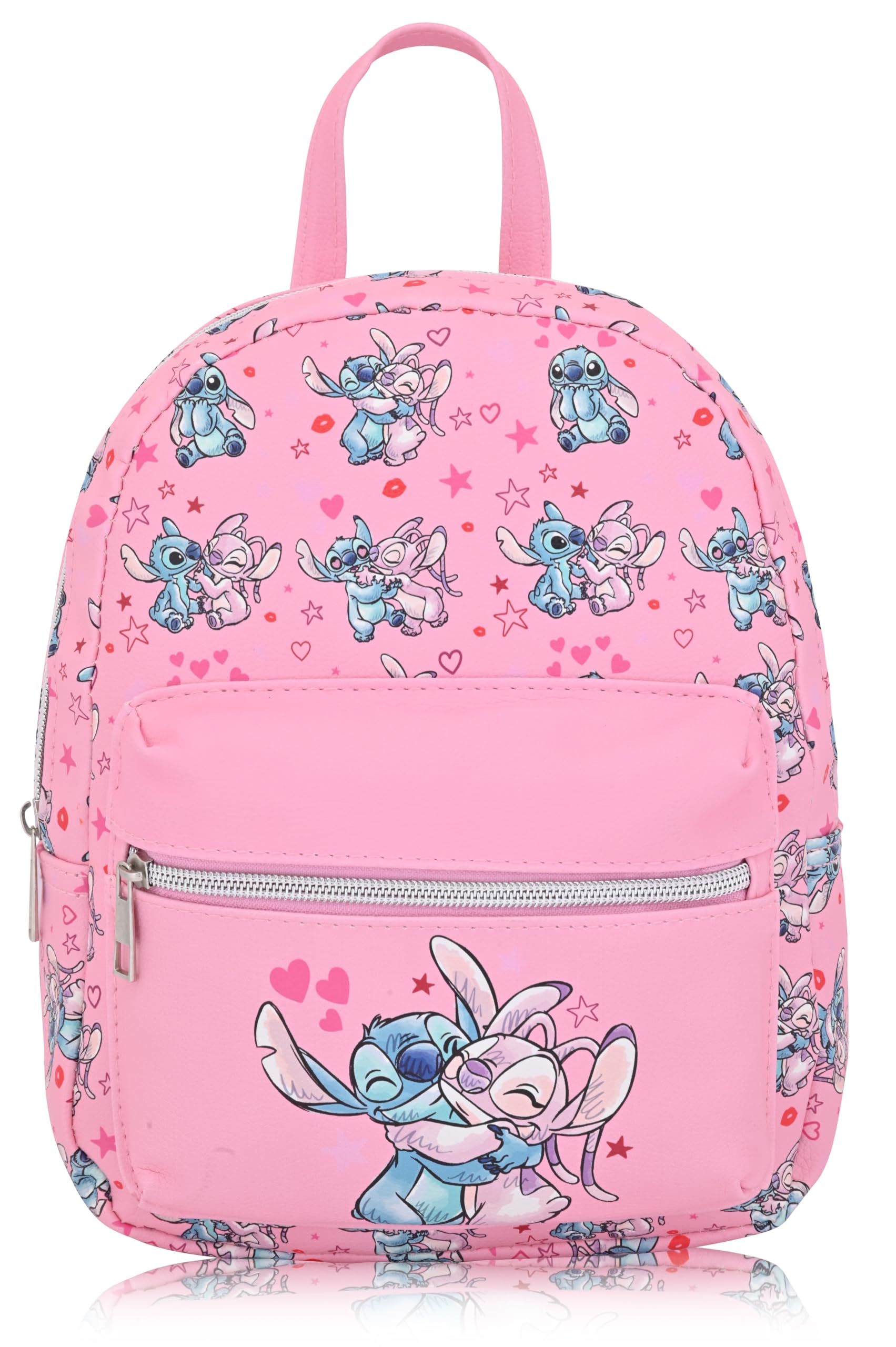 Disney Lilo and Stitch Backpack for Women, Men, Unisex | Cute PU Leather 10" Mini Backpack Purse | Stitch Bag & Accessories