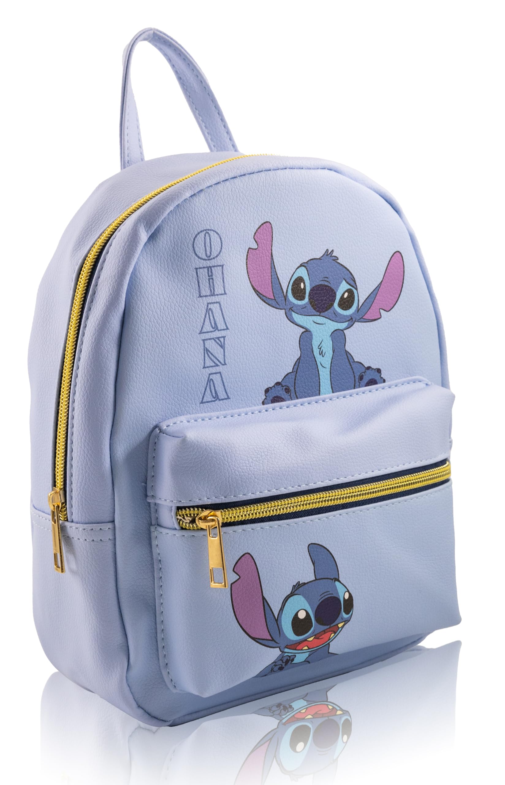 Disney Lilo and Stitch Backpack for Women, Men, Unisex | Cute PU Leather 10" Mini Backpack Purse | Stitch Bag & Accessories