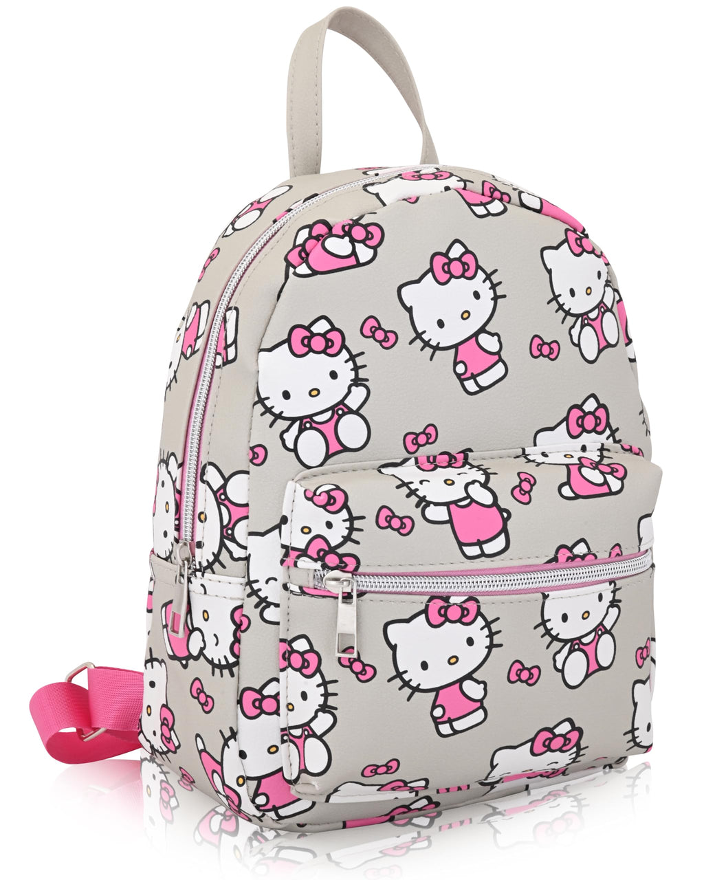 Fast Forward Sanrio Hello Kitty Backpack for Women, Men, Unisex | Cute PU Leather 10" Hello Kitty Mini Backpack Purse Shoulder Purse | Hello Kitty Bag and Hello Kitty Accessories
