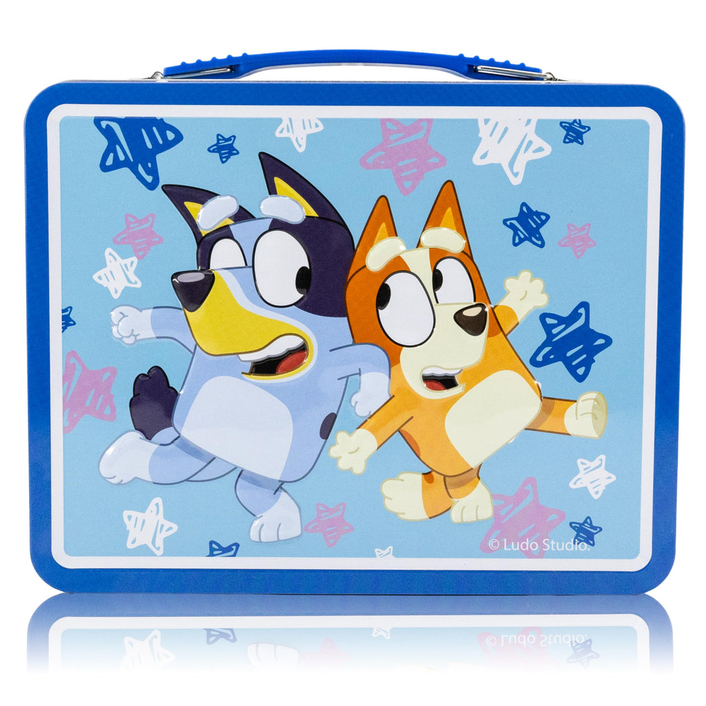 Fast Forward Stitch, Spiderman, Bluey or Hello Kitty Tin Lunch Box for Kids | Stitch Tin Lunchbag for Boys, Girls, Unisex